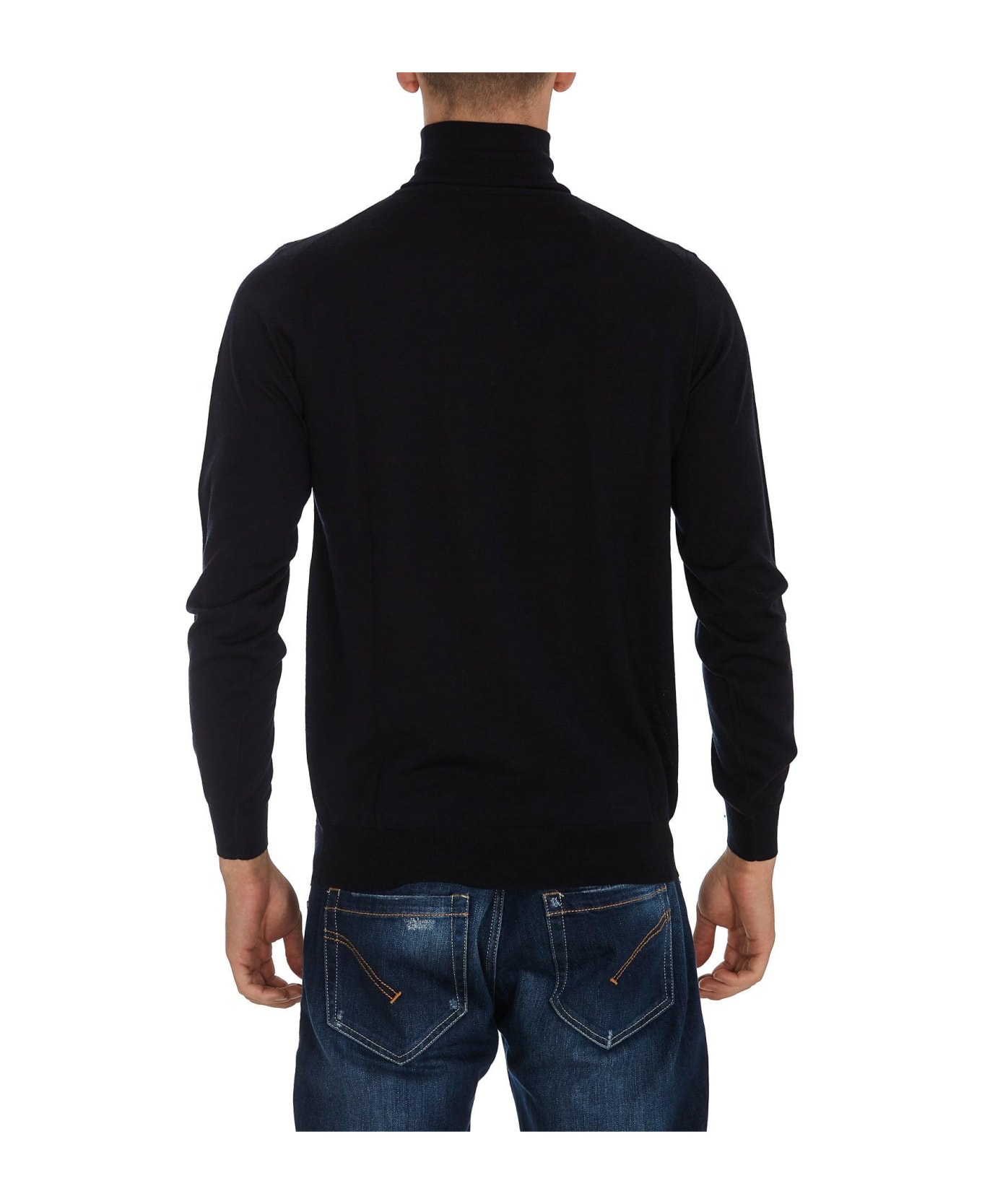 Paolo Pecora Roll Neck Knitted Jumper Paolo Pecora - BLUE