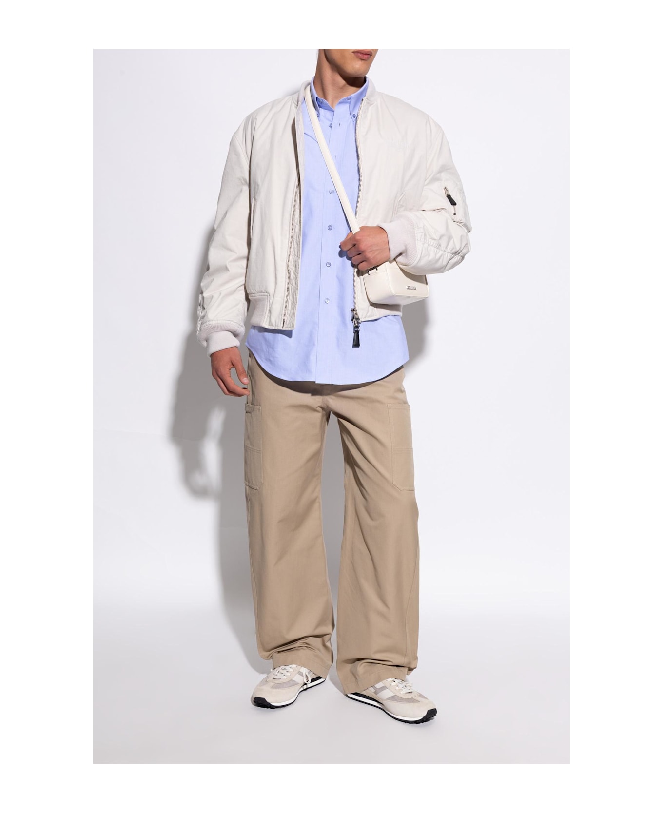 Tom Ford Sports Shoes With Logo - NEUTRALS/WHITE