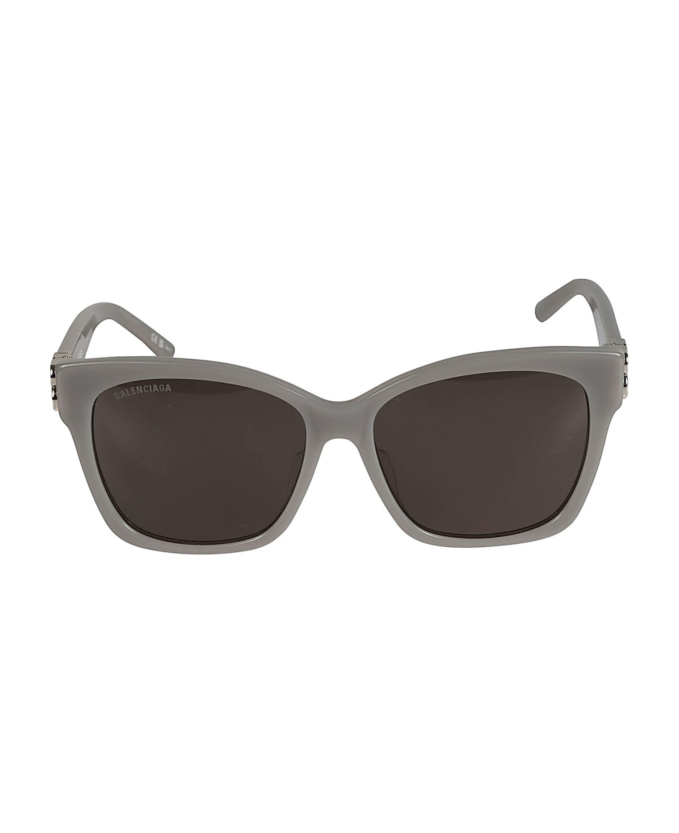 Balenciaga Eyewear Bb0102sa Sunglasses - 011 GREY SILVER GREY