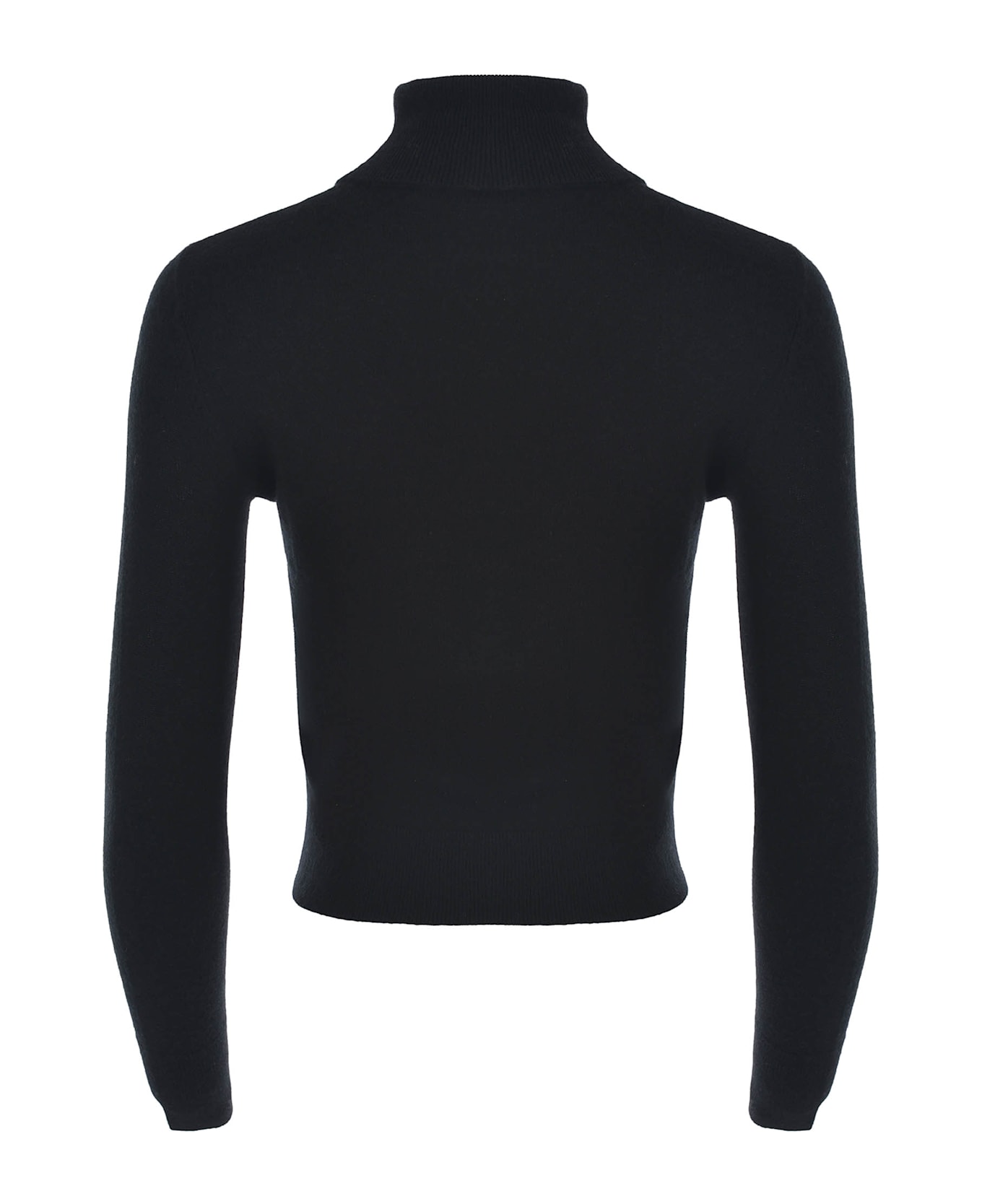 Diesel Black M-areesax-tn Turtleneck Sweater - Black