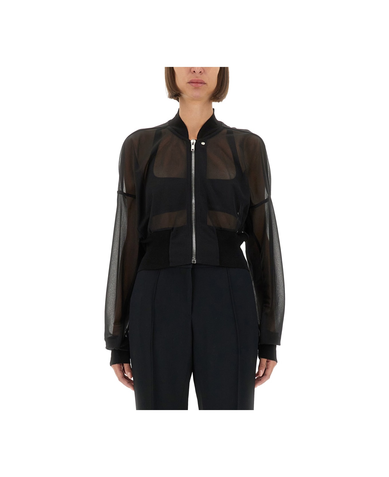 Rick Owens Lilies "flight" Jacket - BLACK