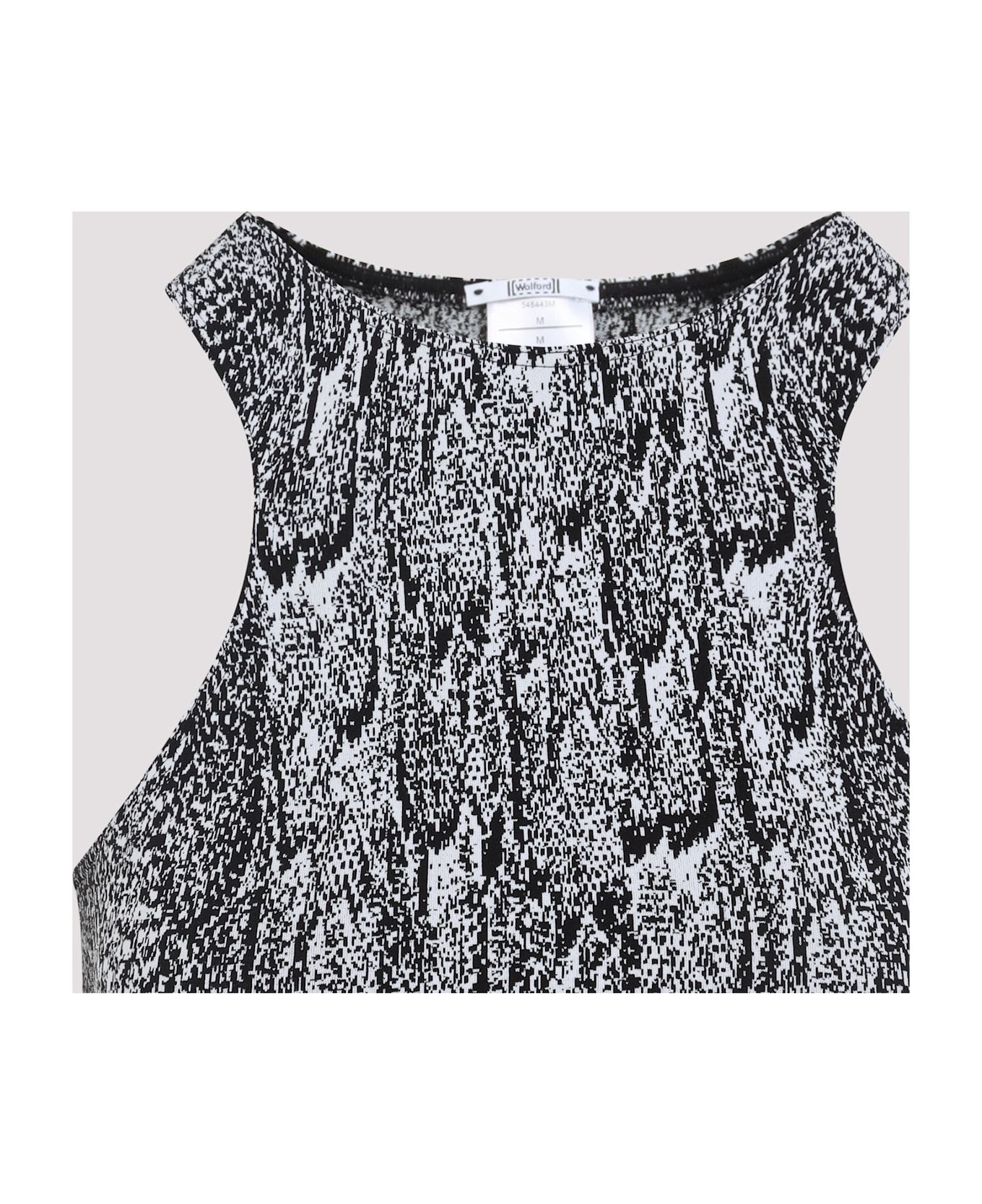 Wolford Seamless Python Top - White Black