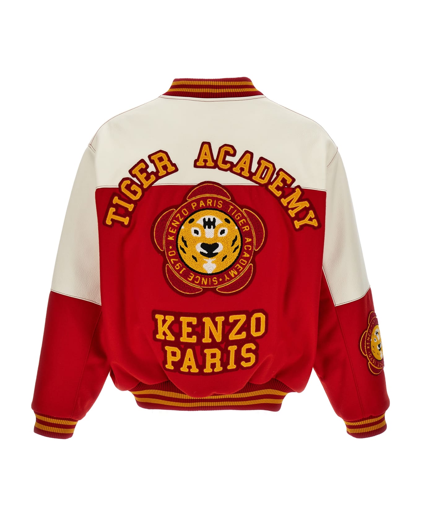 Kenzo 'varsity' Bomber Jacket - Red