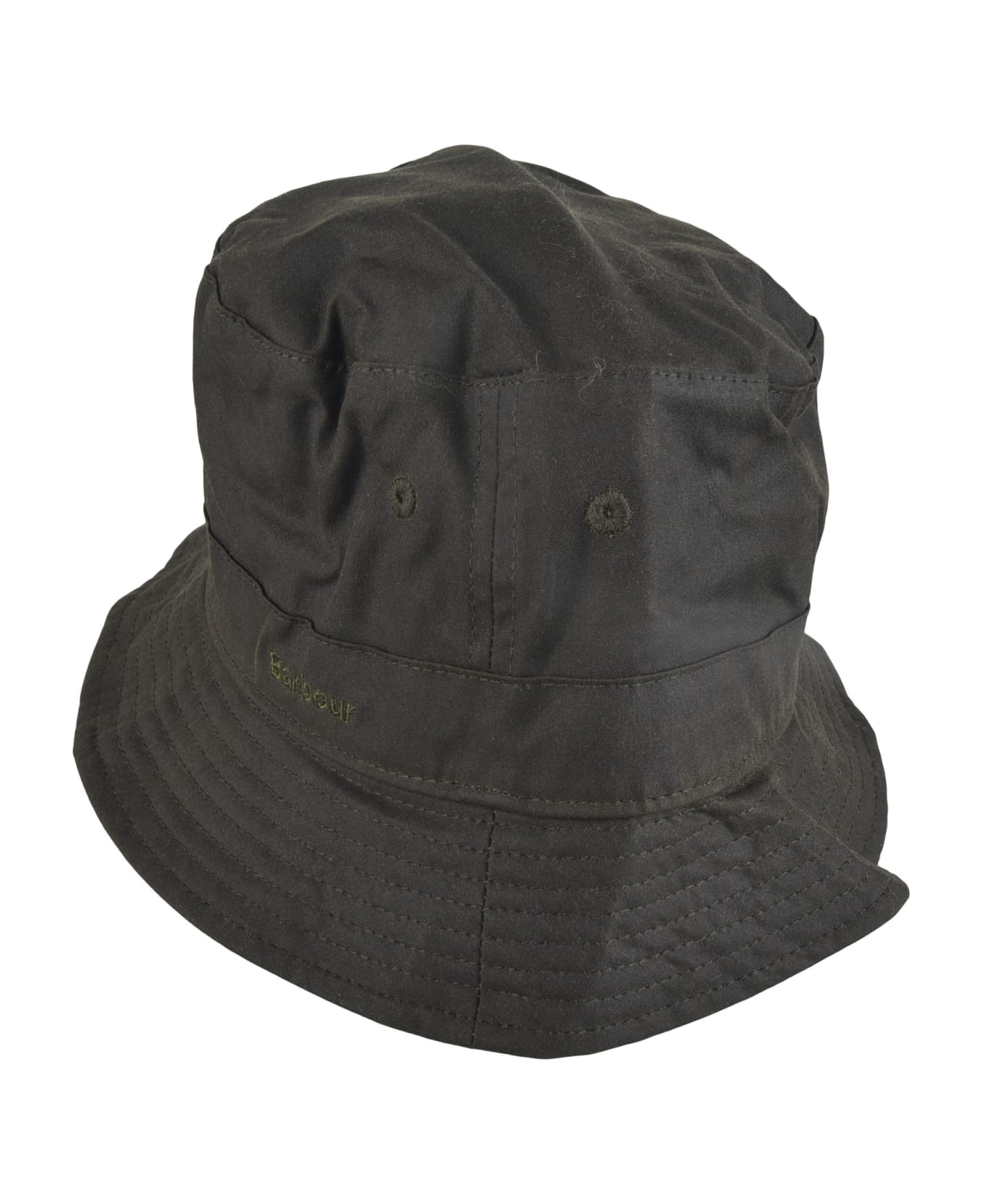 Barbour Logo Classic Bucket Hat - Olive