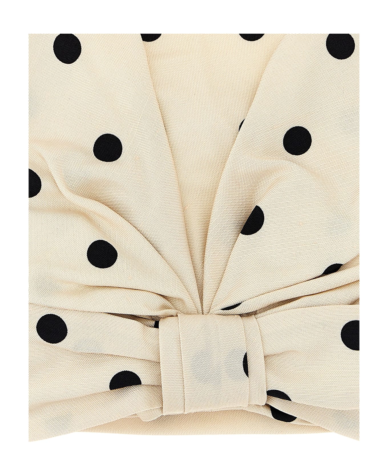 Valentino Garavani 
vlogo
 Silk Turban - White/Black