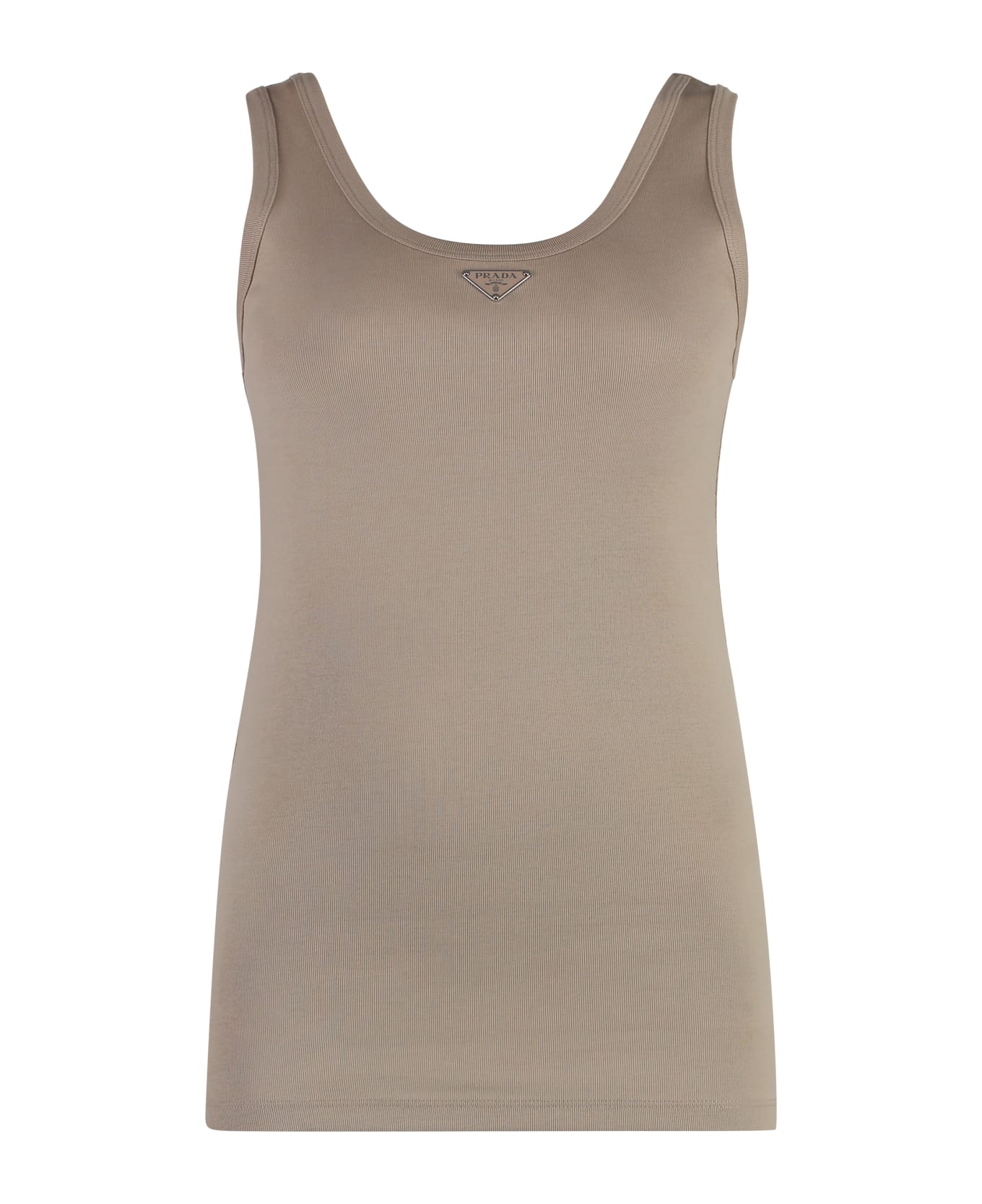 Prada Cotton Tank Top - khaki