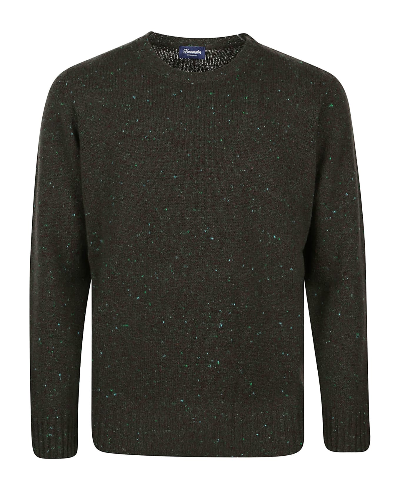 Drumohr Round Neck Sweater - Verde Melange