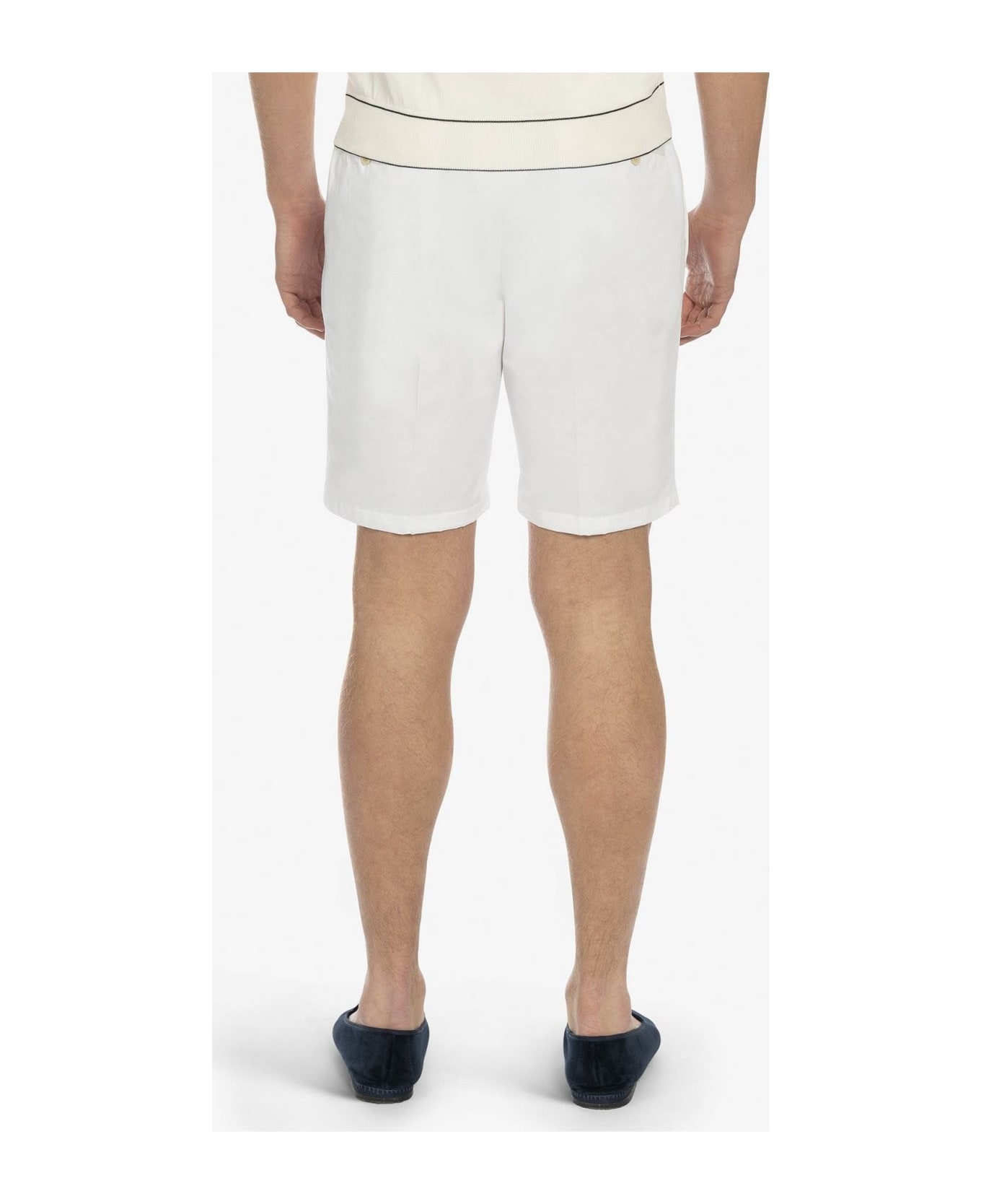 Larusmiani Bermuda Short 'poltu Quatu' Shorts - White ショートパンツ