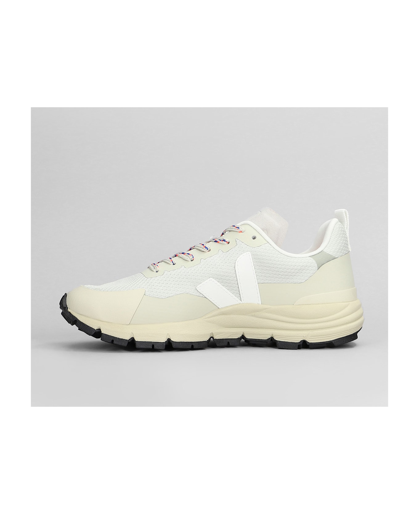 Veja Dekkan Sneakers In White Fabric - NEUTRALS