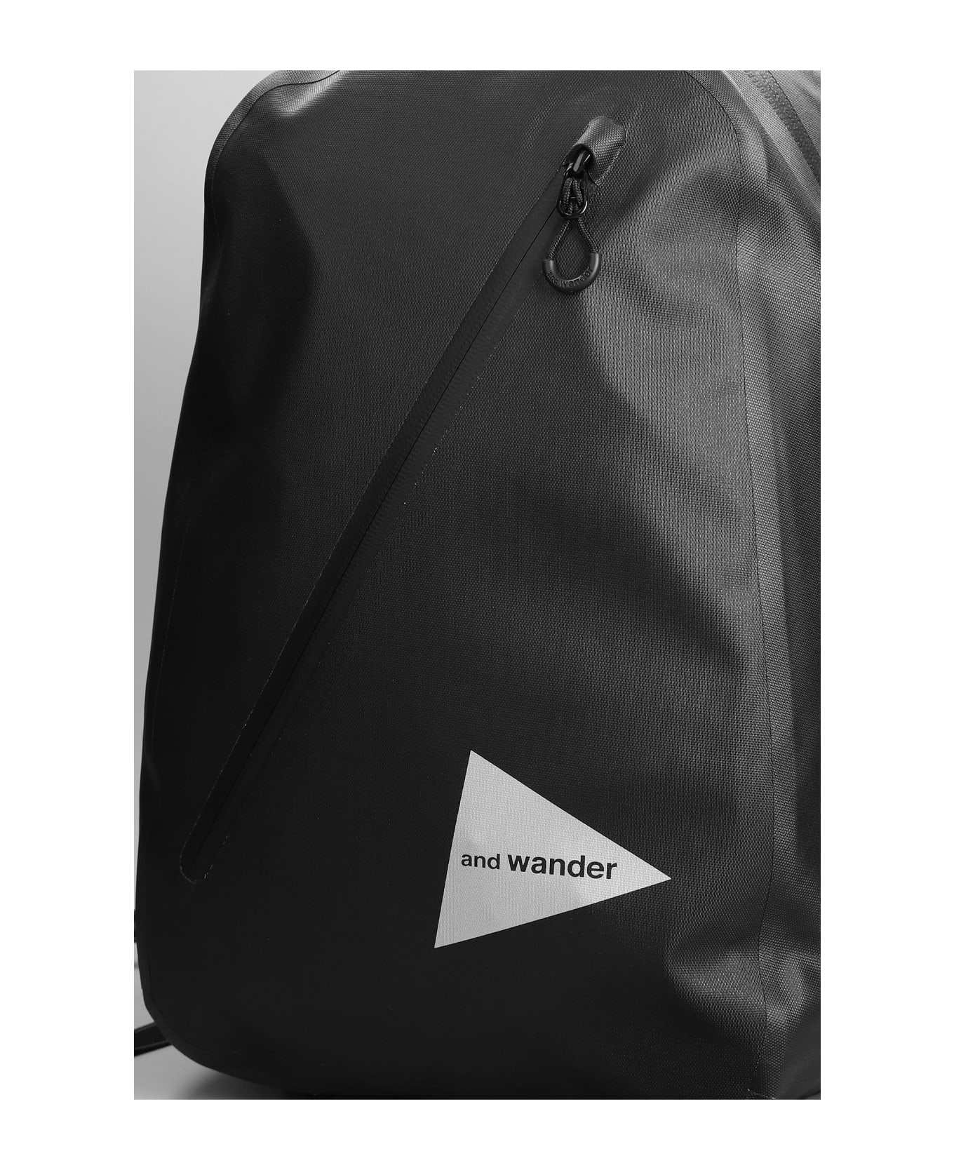 And Wander Backpack In Black Nylon - black