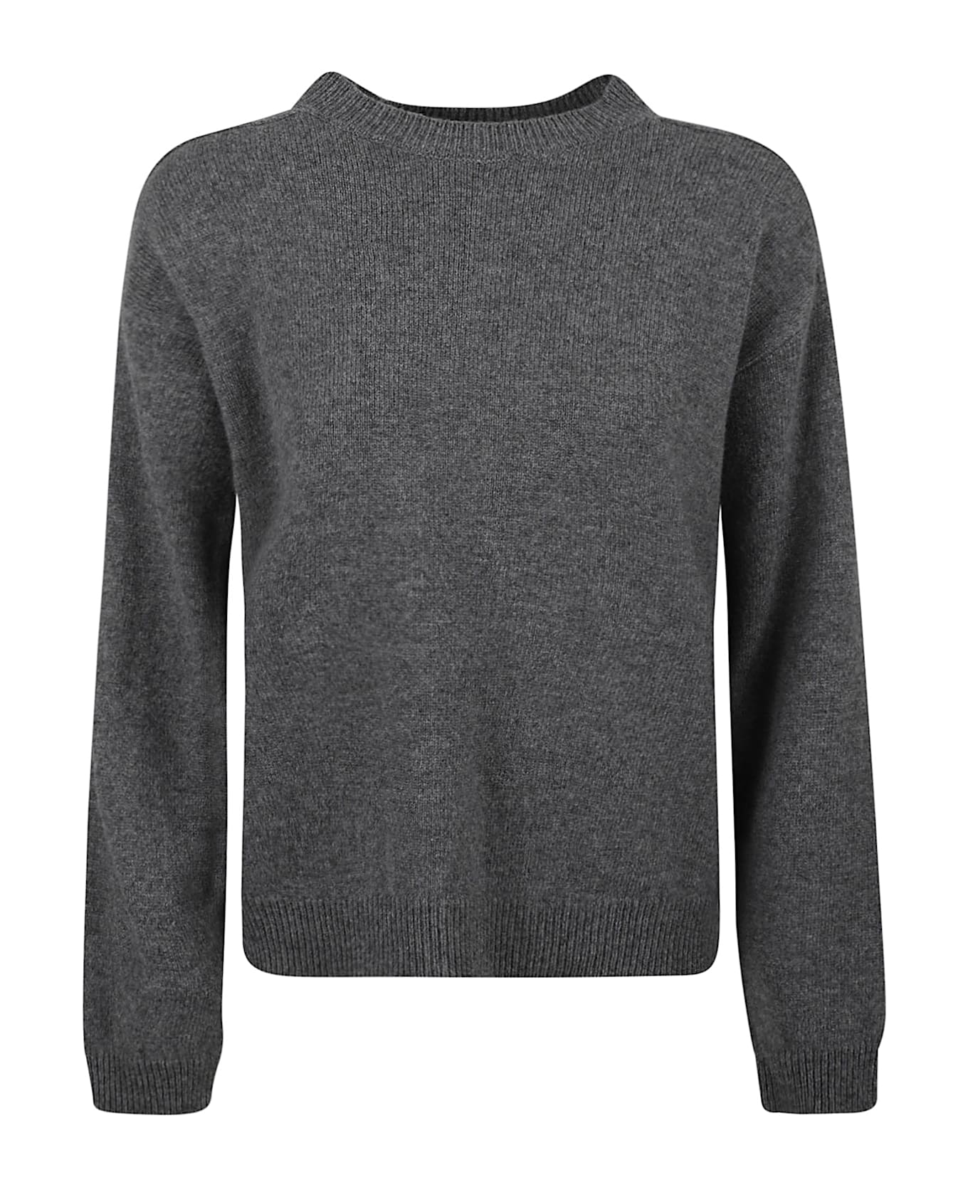 Federica Tosi Ribbed Neck Jumper - Grey