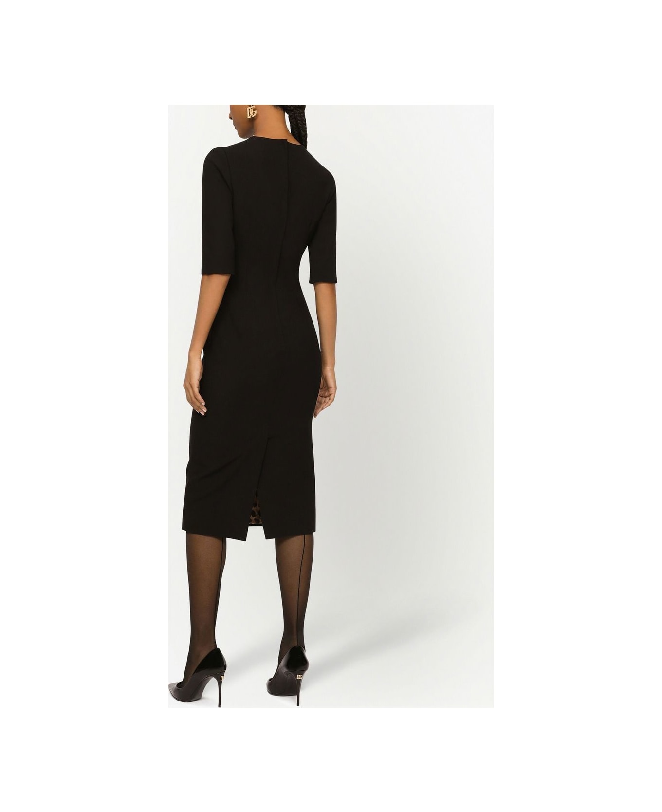 Dolce & Gabbana Dolce &amp; Gabbana Midi Dress - Black