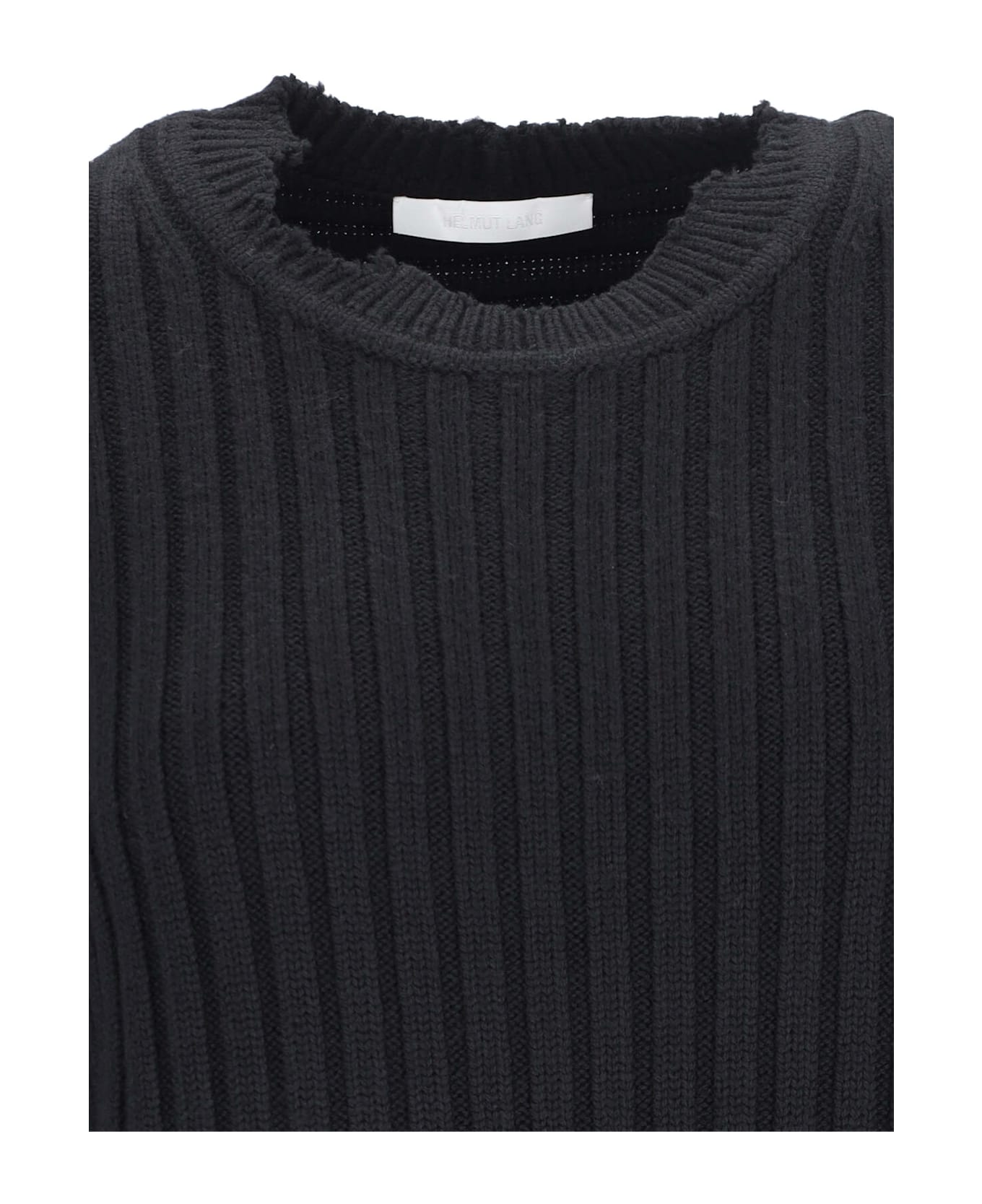 Helmut Lang Destroyed Sweater - Black  