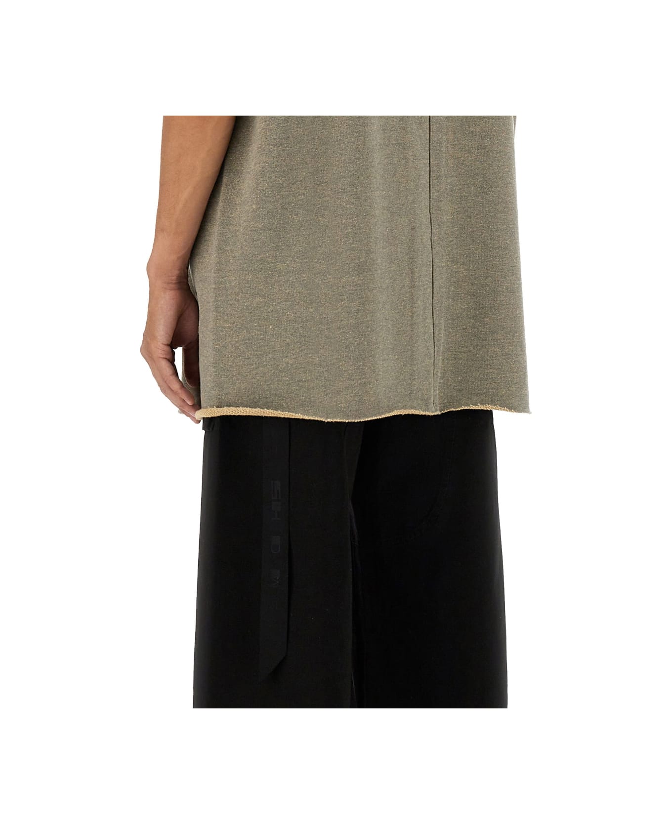 DRKSHDW "tarp T" Plush T-shirt - GREY