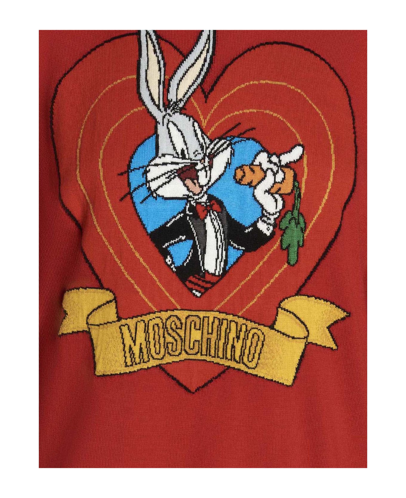 Moschino 'bugs Bunny' Sweater - Red