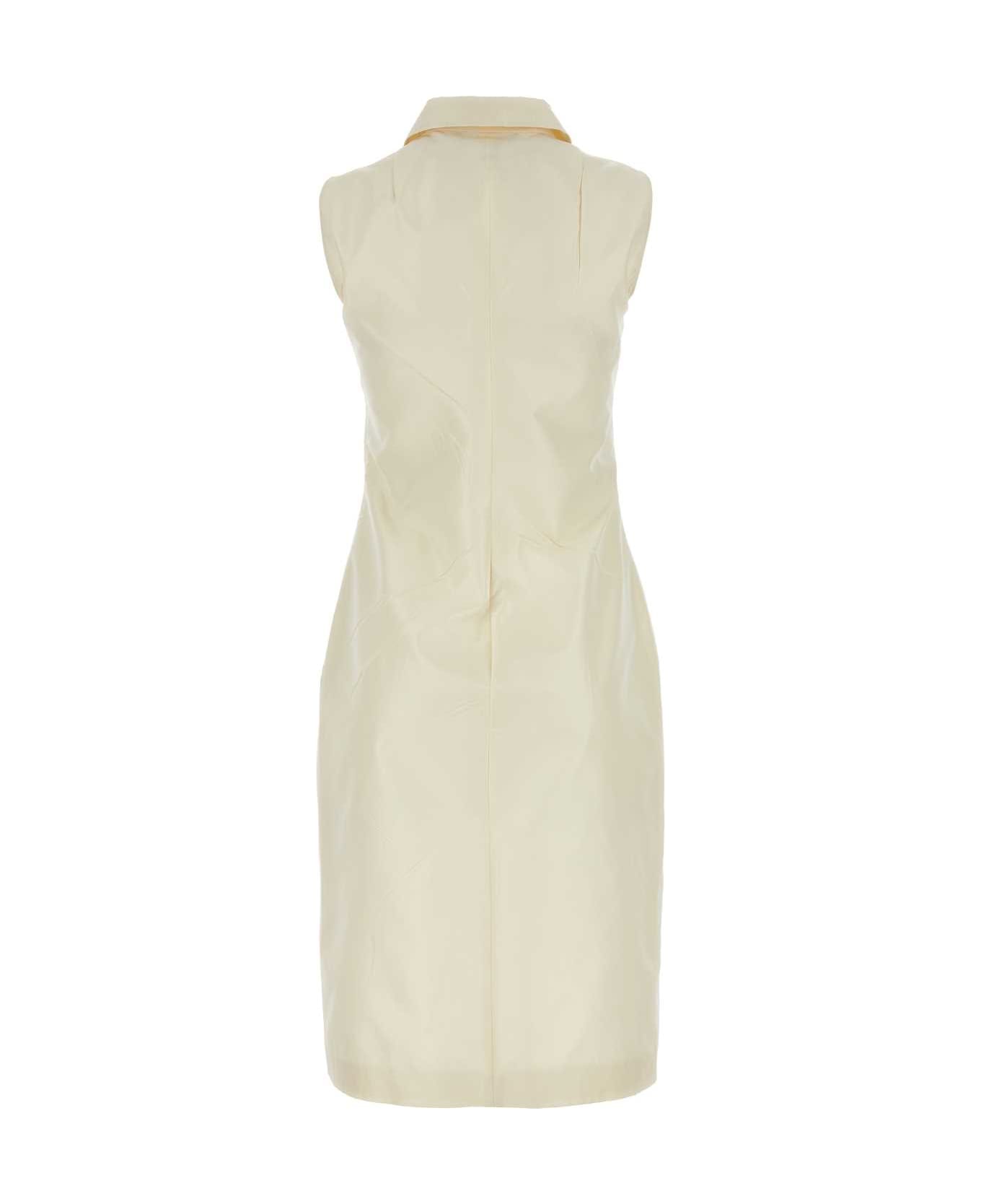 Prada Ivory Faille Dress - AVORIO