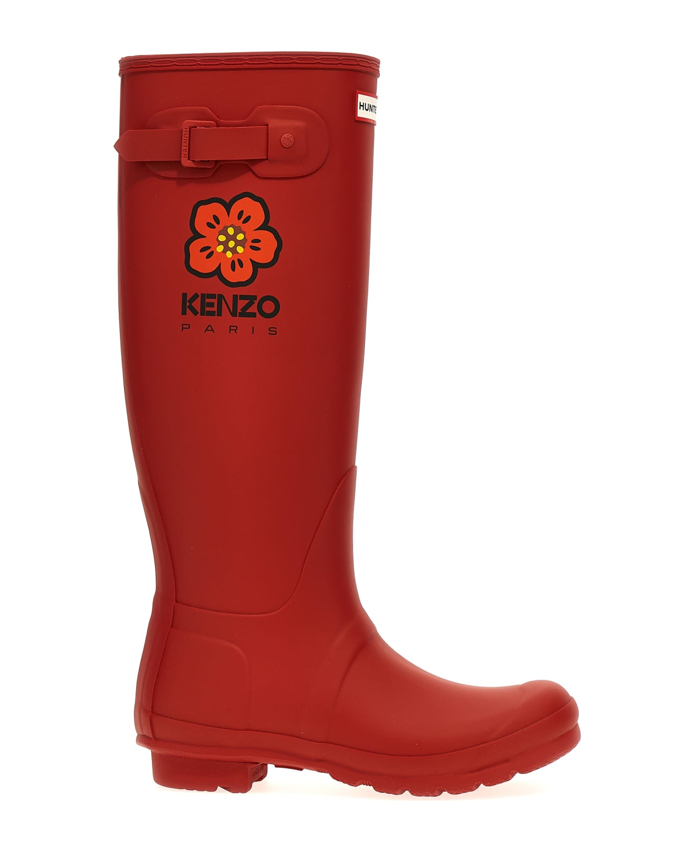 Kenzo Hunter Wellington Boots - Red ブーツ