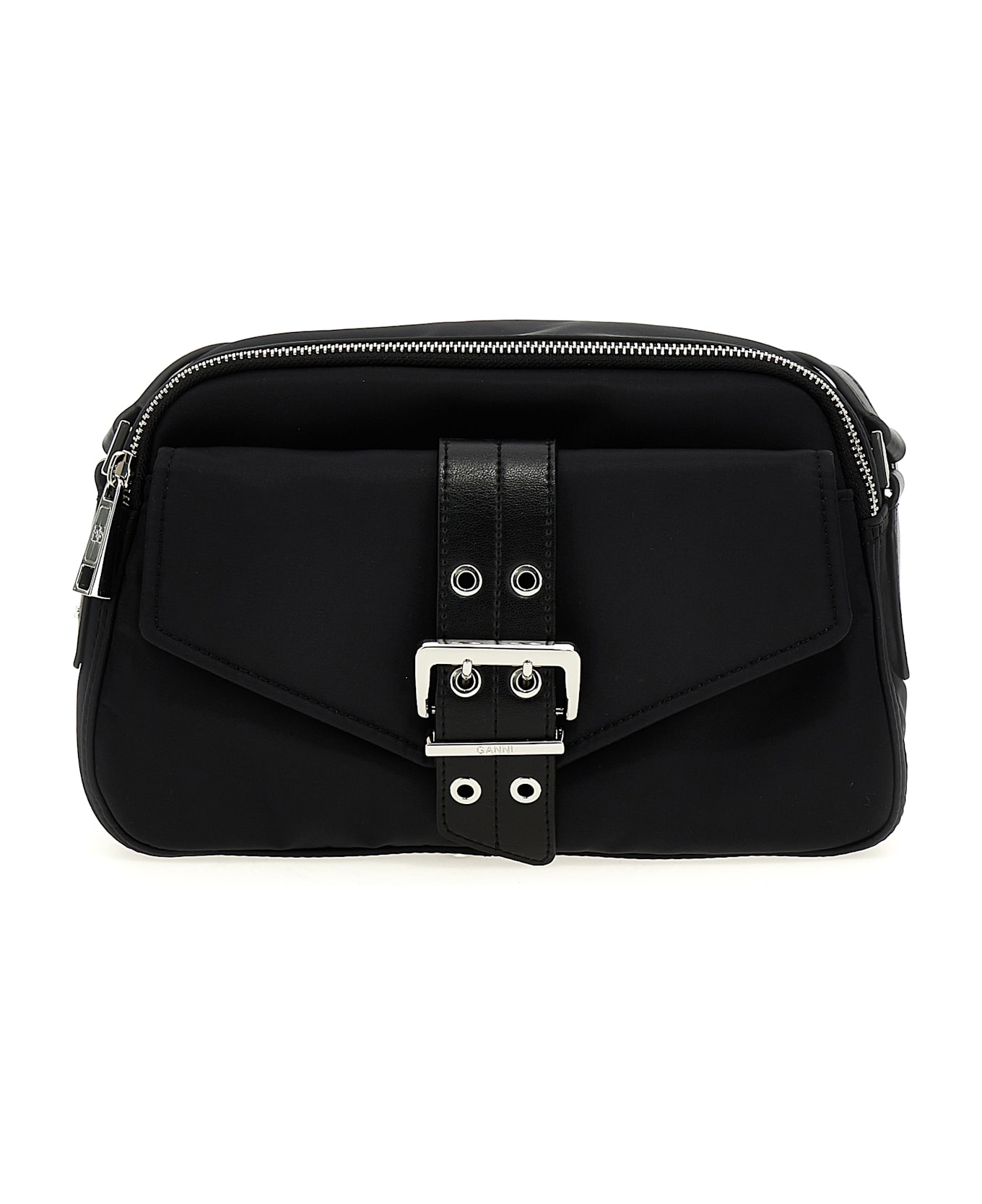 Ganni 'bucky' Crossbody Bag - Black