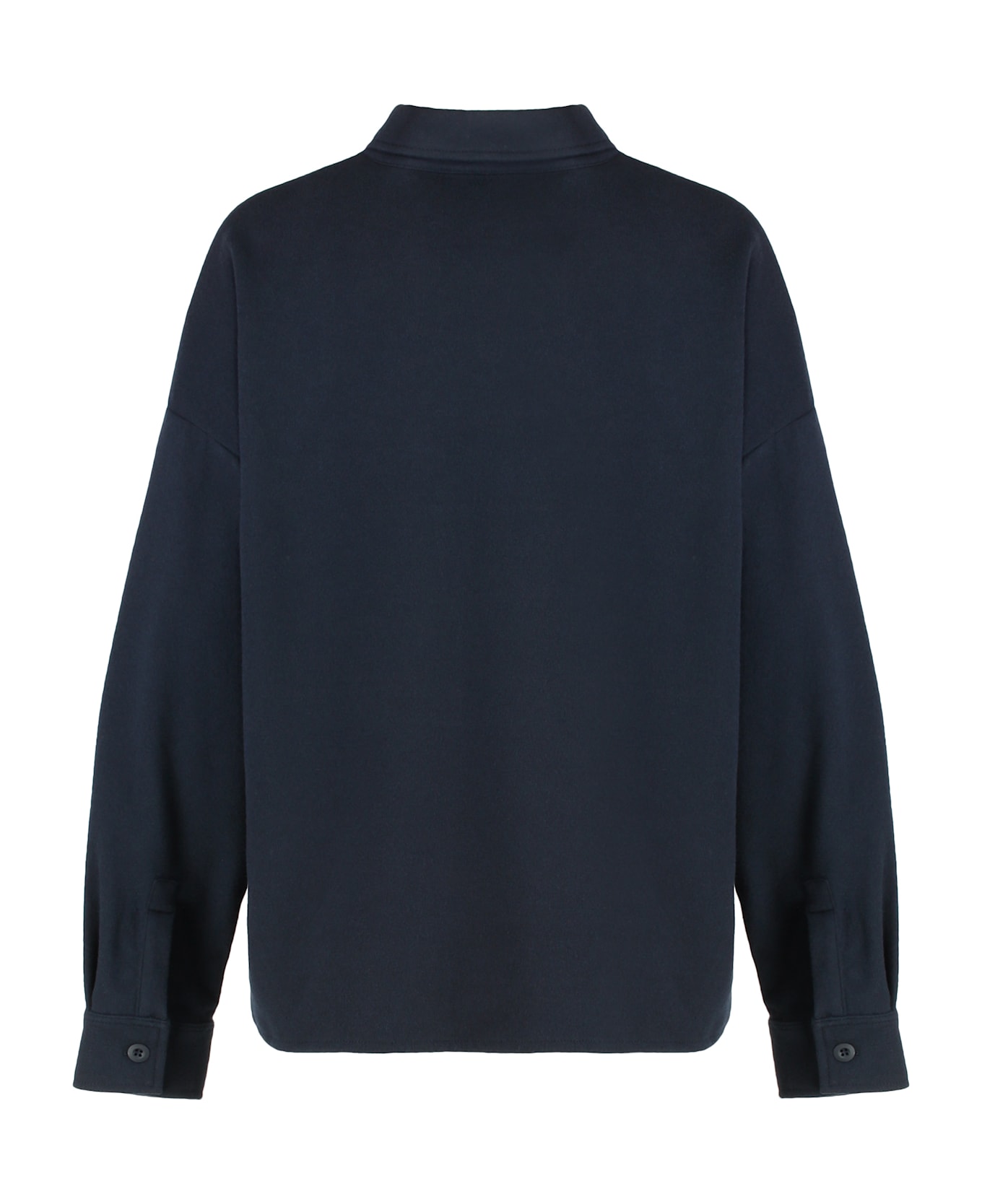 Weekend Max Mara Flannel Jersey Jacket - blue