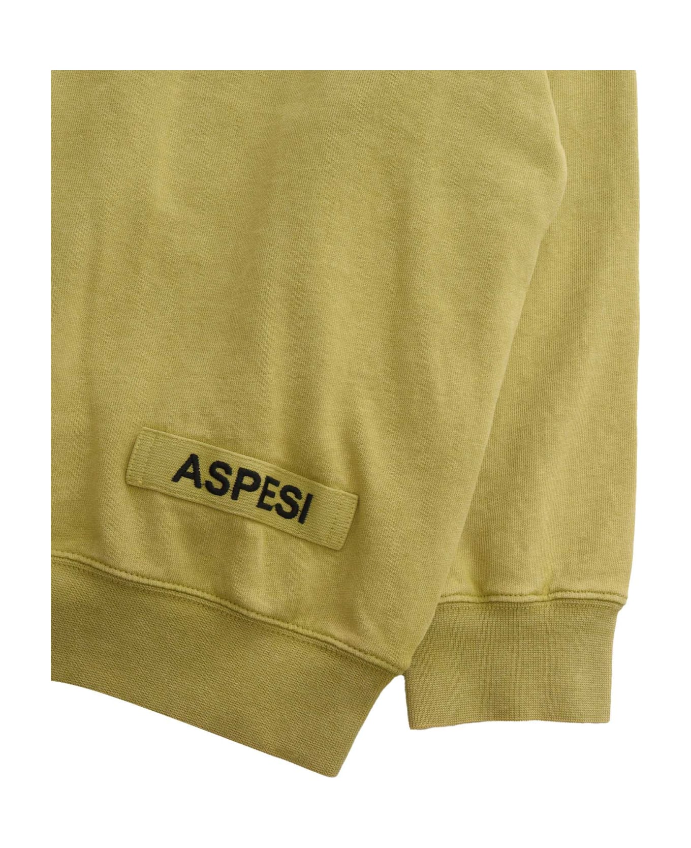 Aspesi Mustard Colored Sweatshirt - GREEN