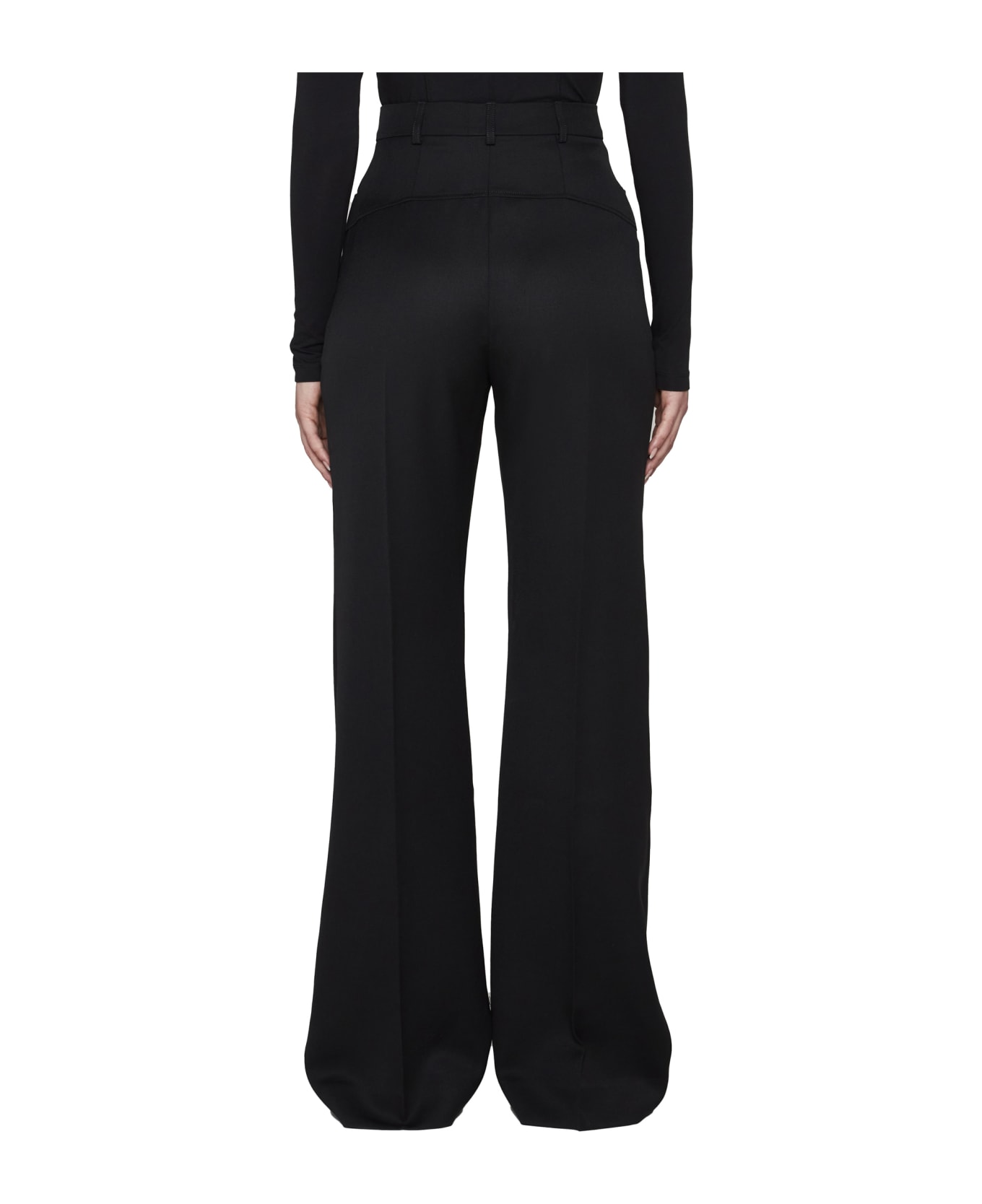 Jacquemus 'sauge' Pleat-front Trousers - Black ボトムス