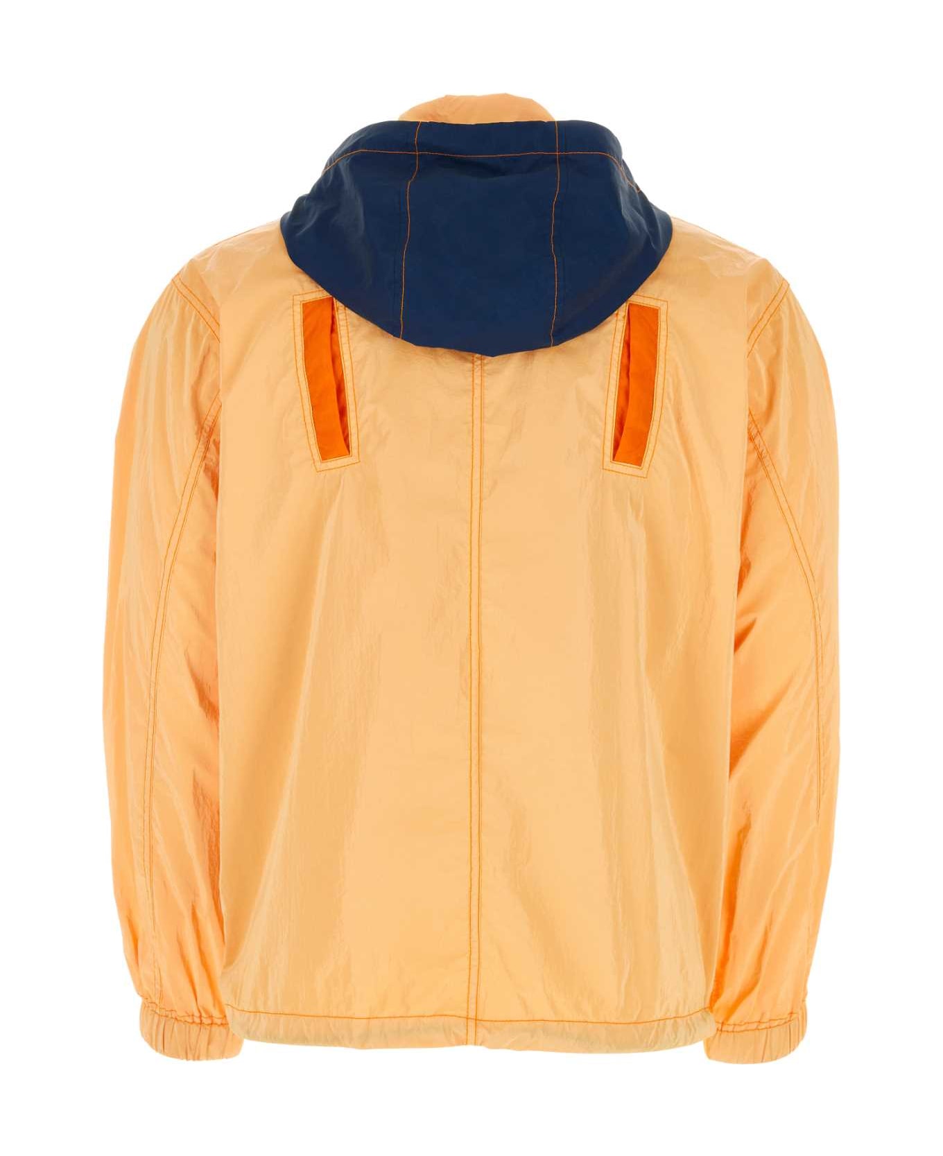 Stone Island Light Orange Nylon Ripstop Jacket - V0032