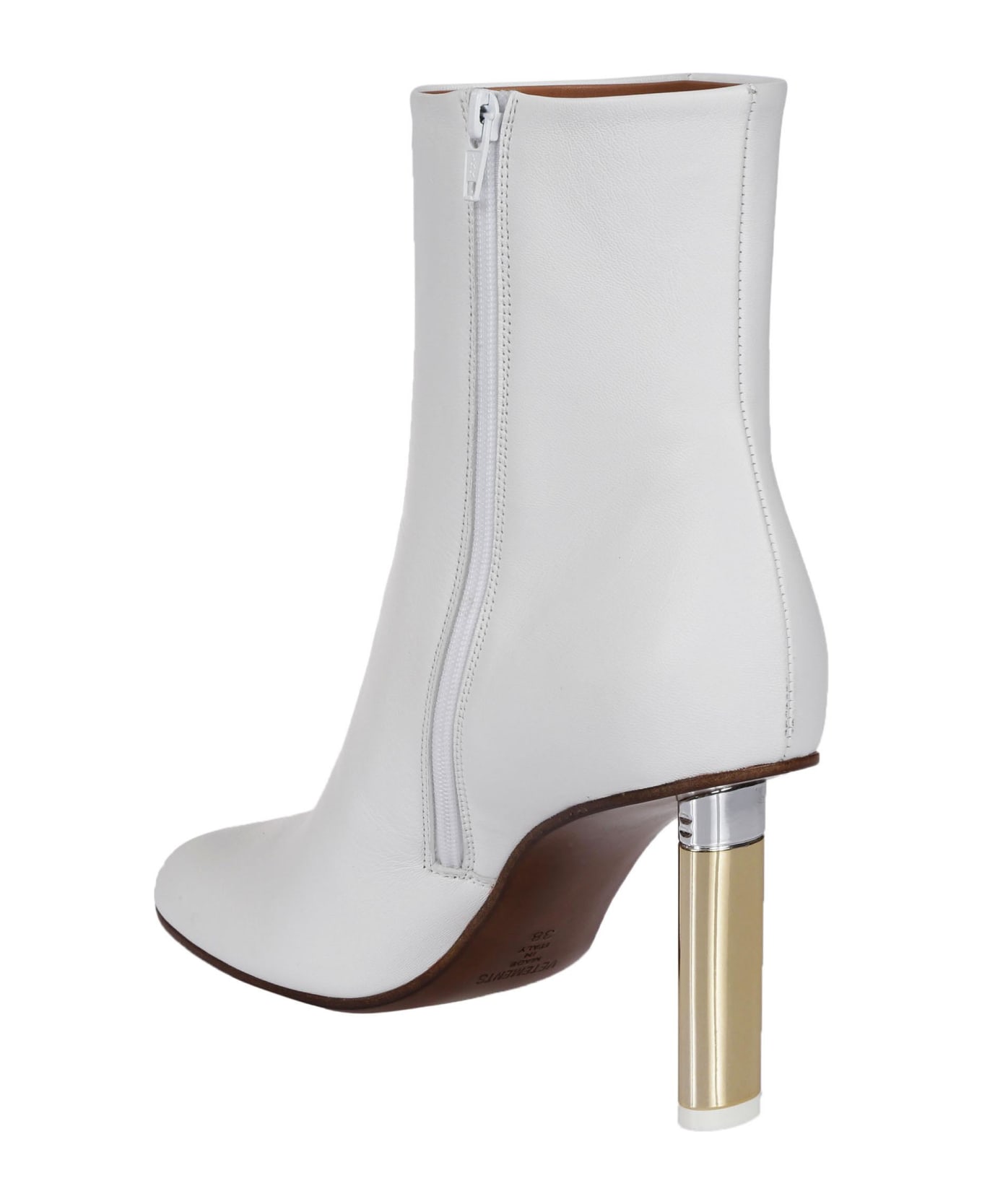 VETEMENTS Toe Ankle Boots - White