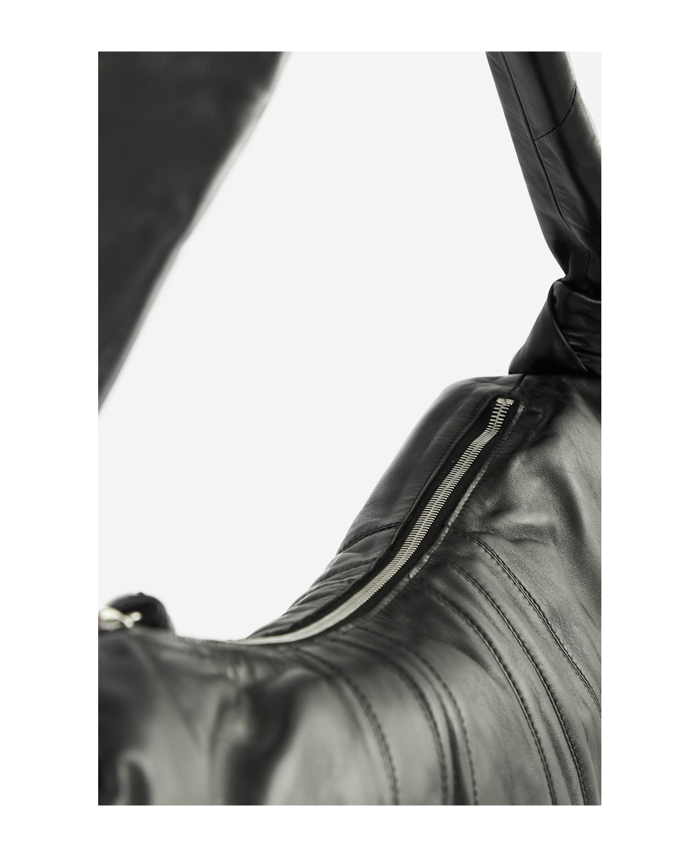 Lemaire Large Croissant Zipped Shoulder Bag - black