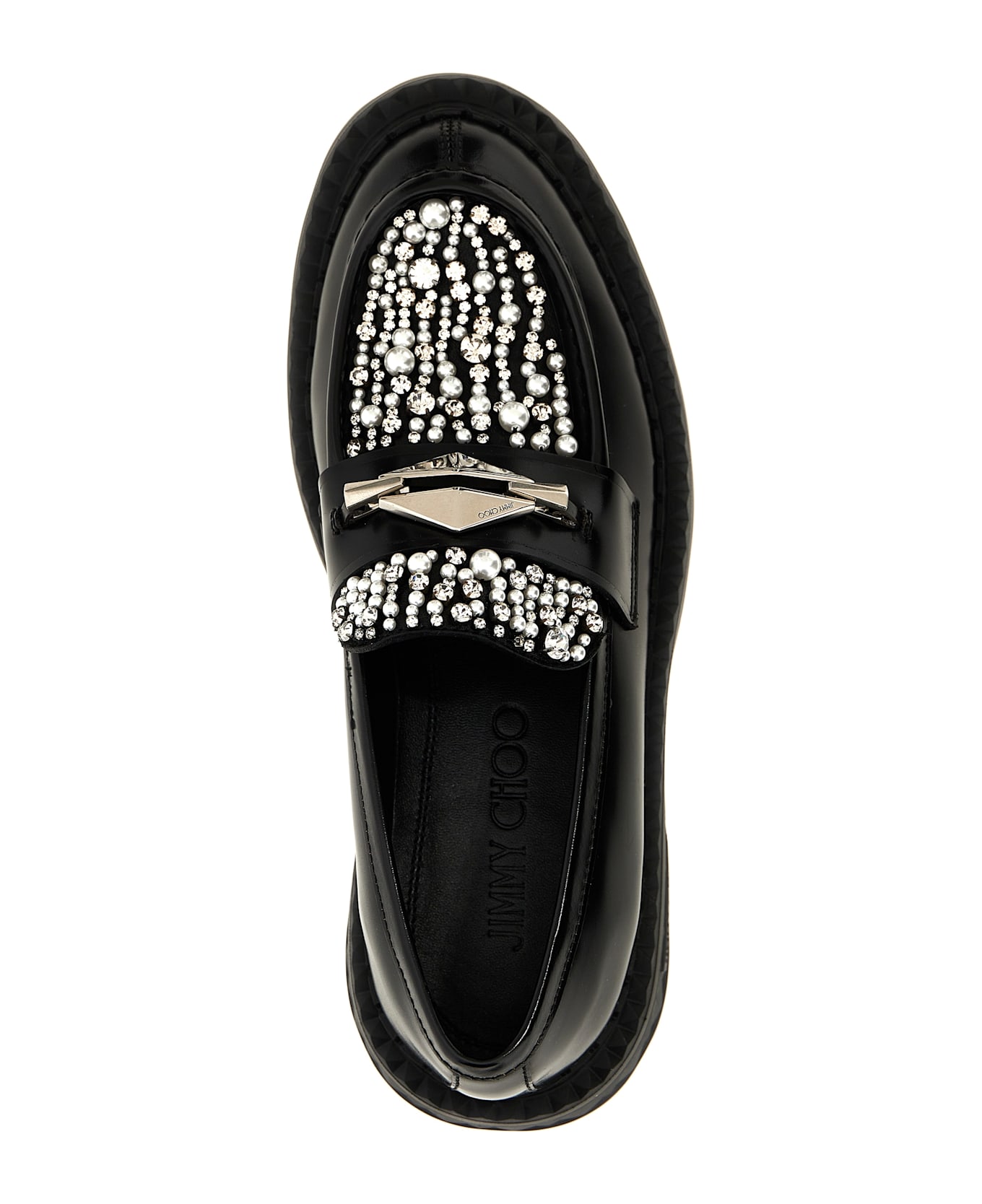 Jimmy Choo 
marlow Diamond
 Loafers - Black  