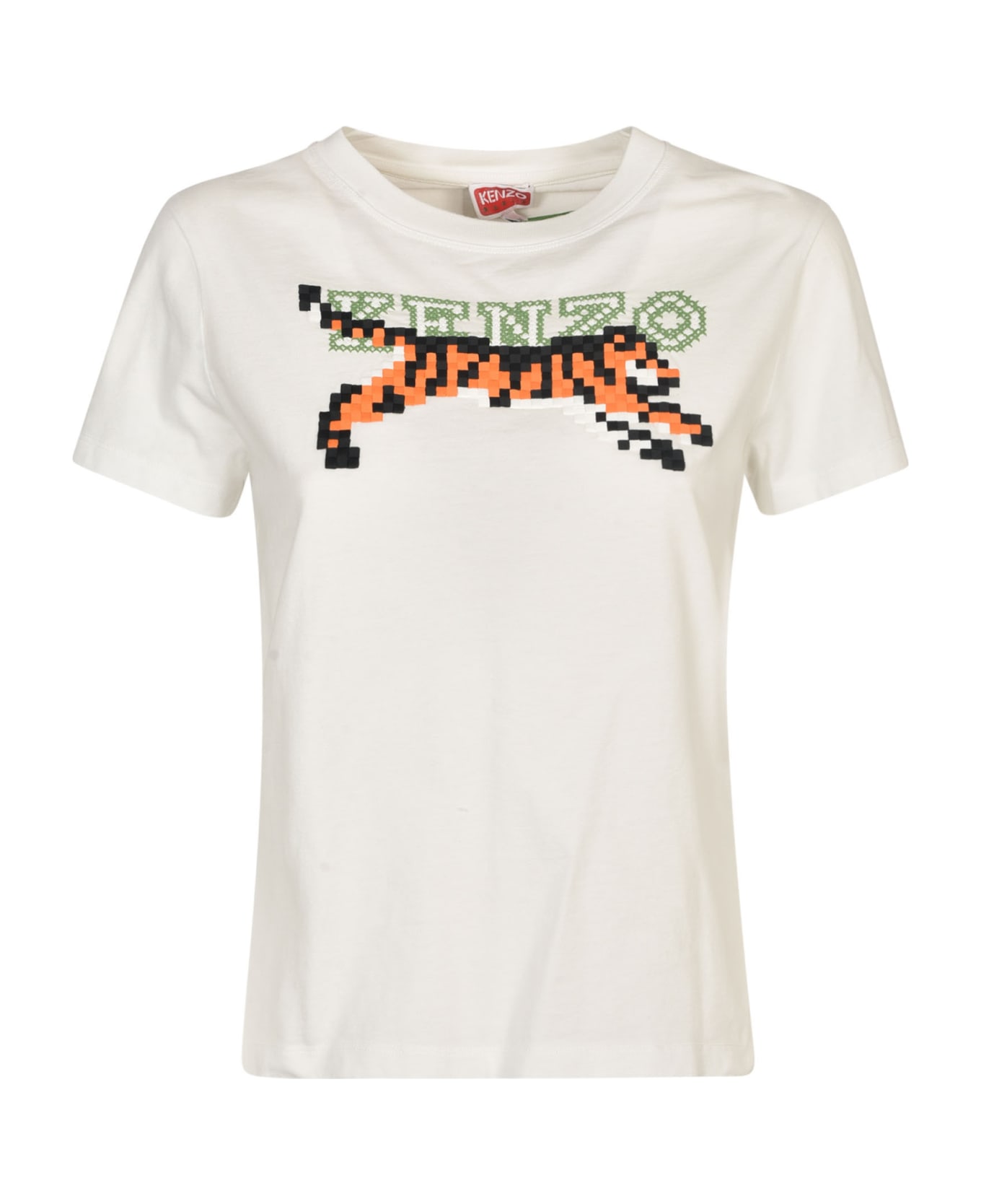 Kenzo Embroidered T-shirt - Off White