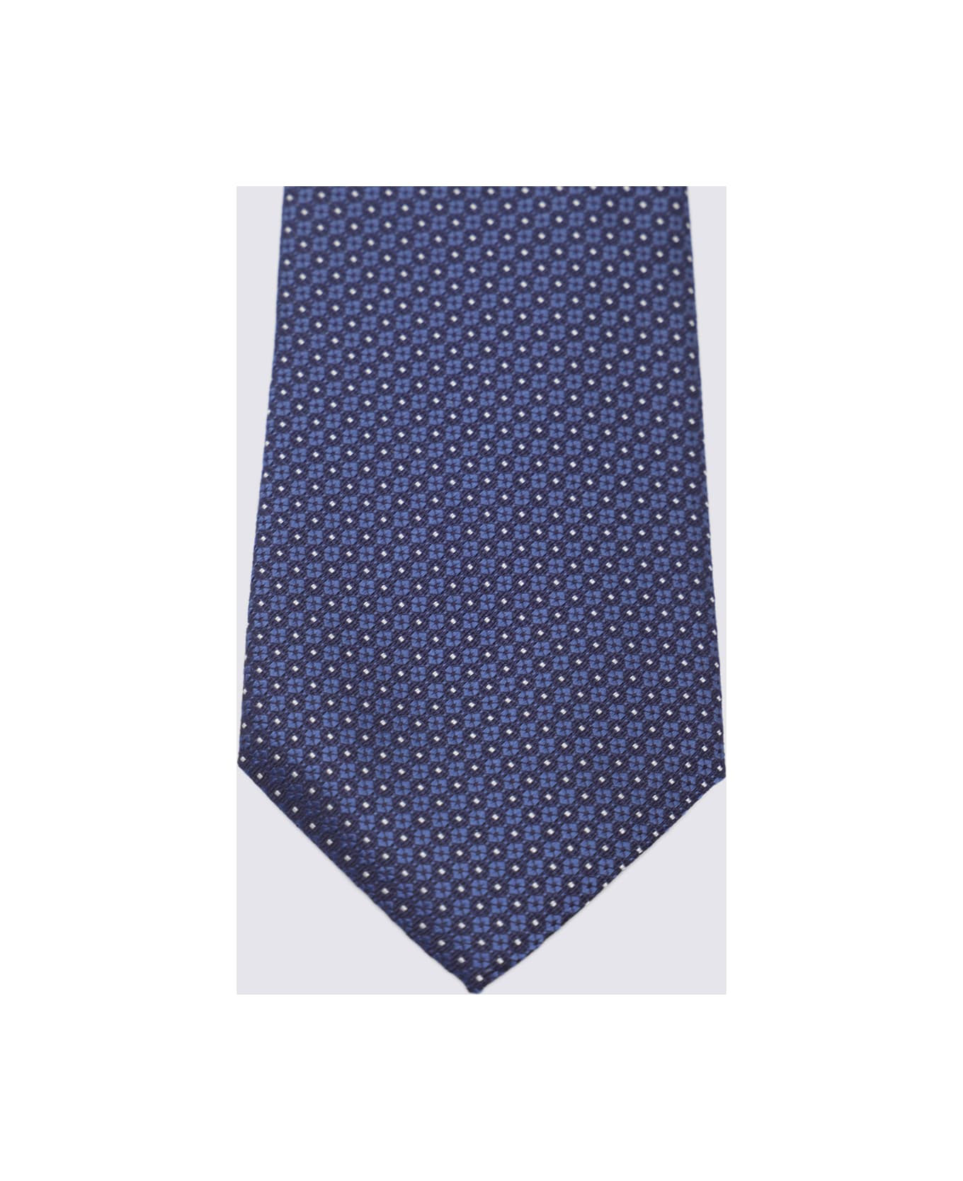Canali Blue Wool Tie