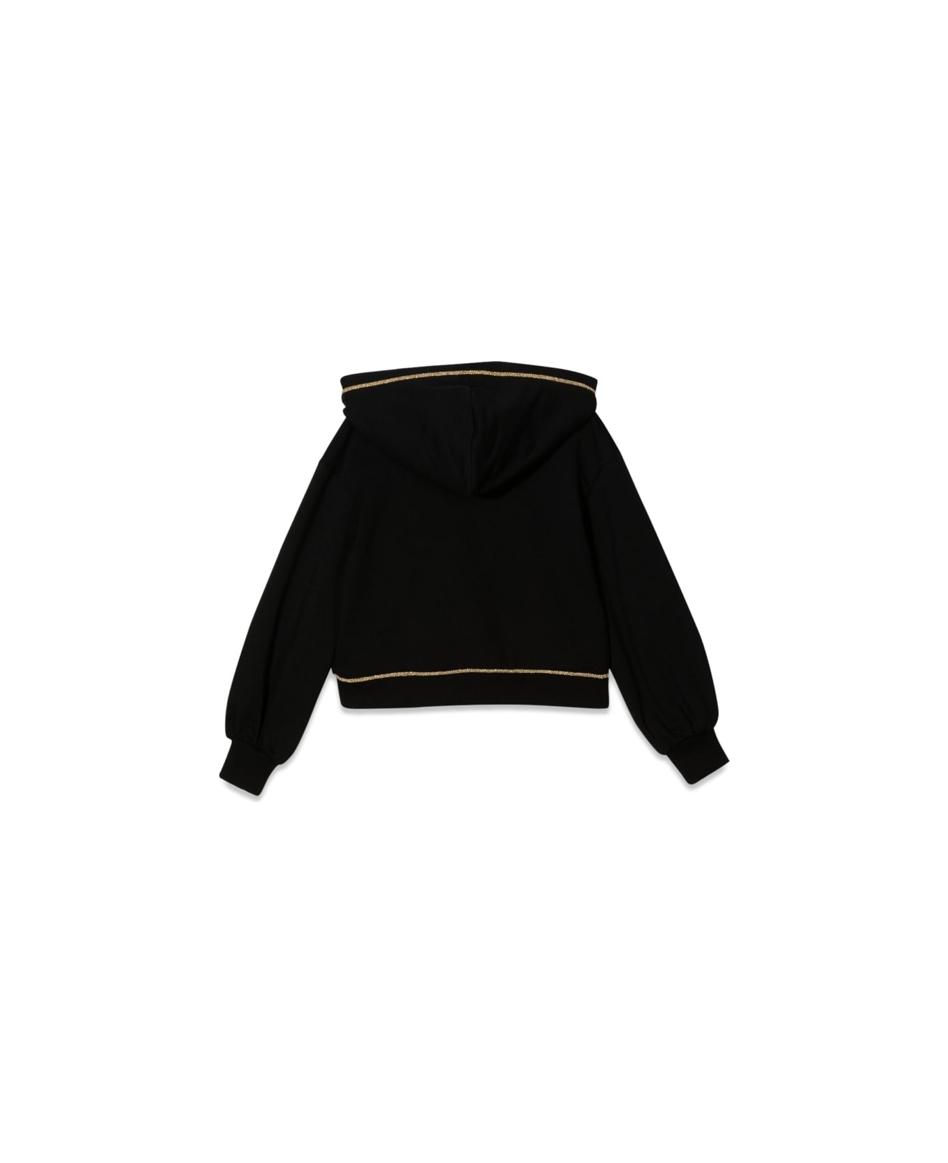 Moschino Logo Hoodie - BLACK ニットウェア＆スウェットシャツ