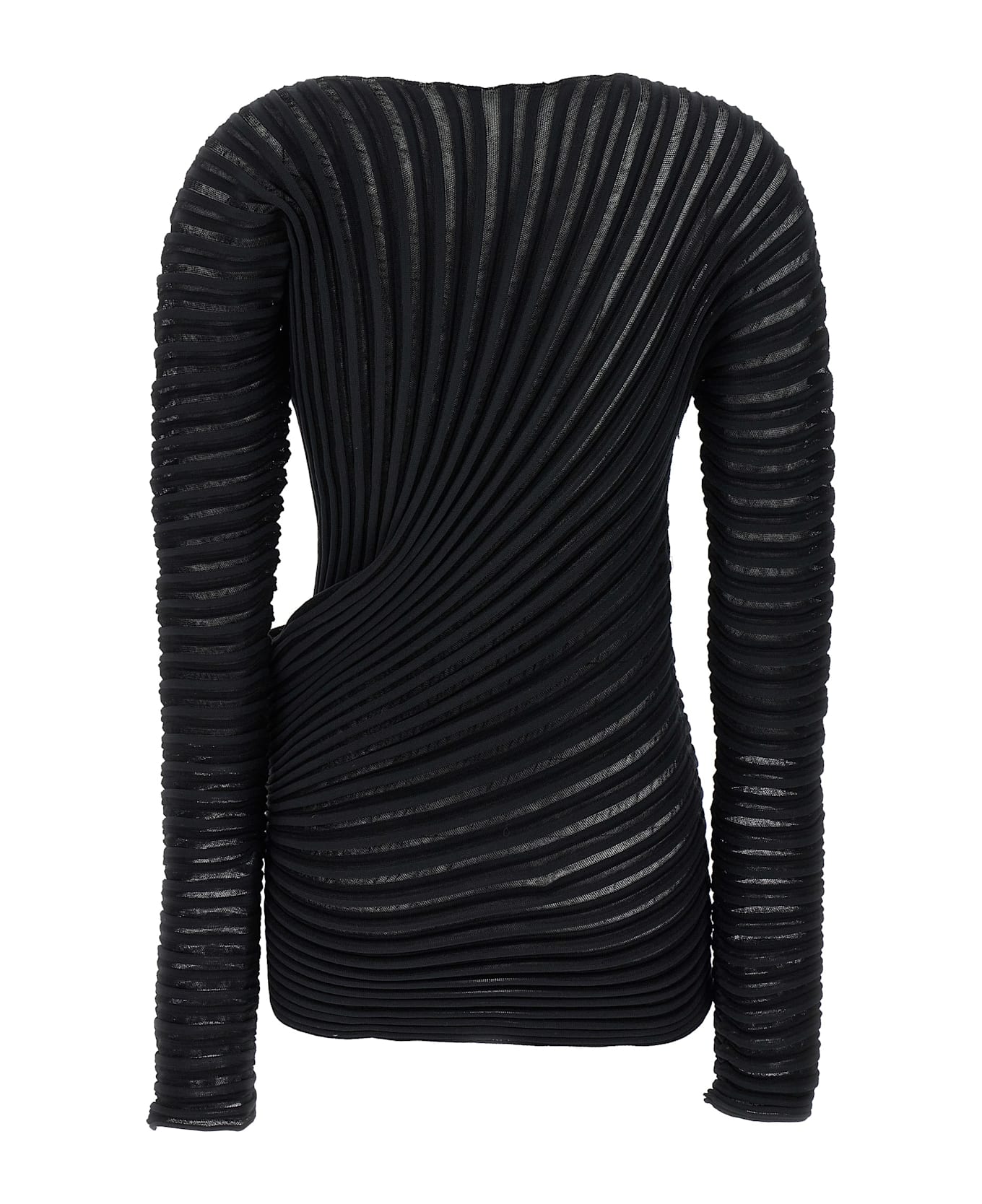 Issey Miyake 
stream
 Top - Black  