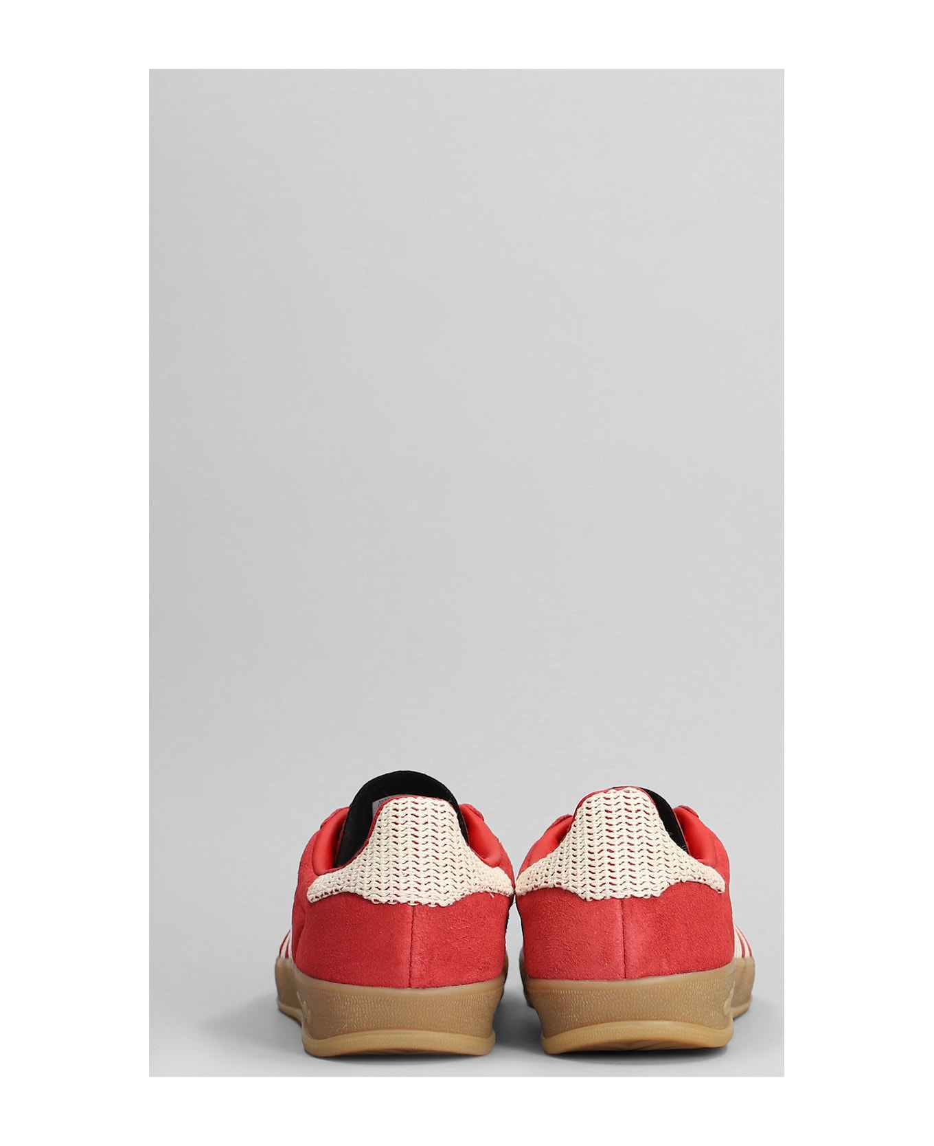 Adidas Gazelle Indoor Sneakers In Red Suede - red