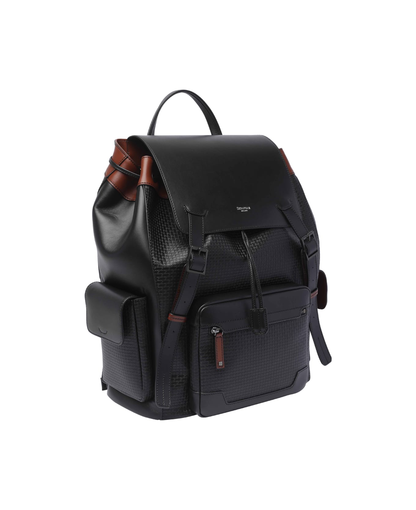 Serapian Large Stepan 72 Backpack - Black