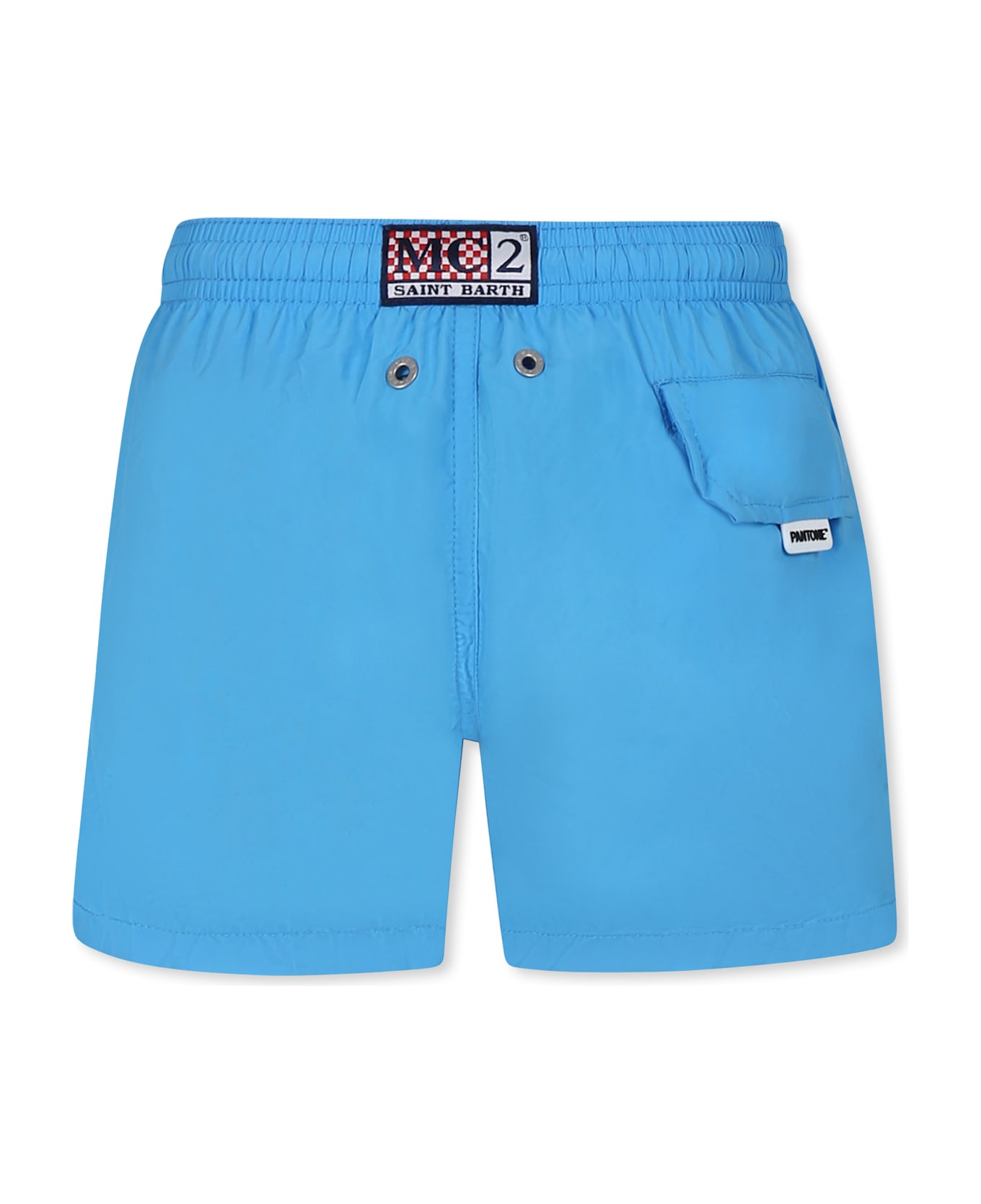 MC2 Saint Barth Light Blue Swim Shorts For Boy - Light Blue