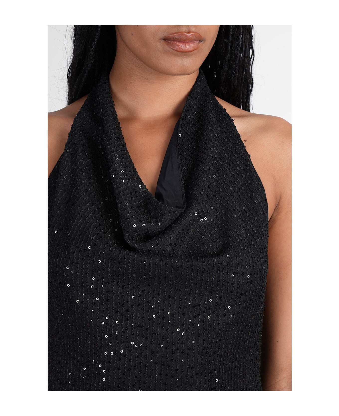 IRO Matie Long Dress In Black Polyester - black