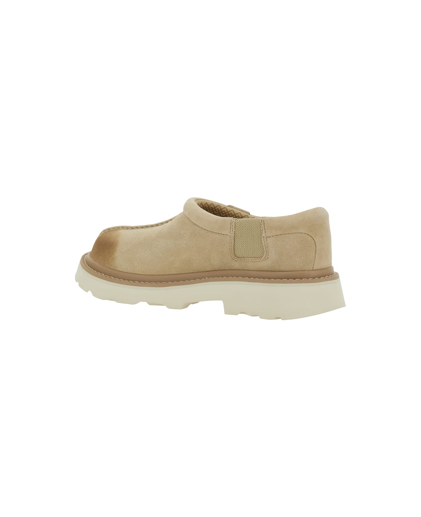 UGG 
tasman
 Beige Mule With Raised Sole In Suede Man - Beige