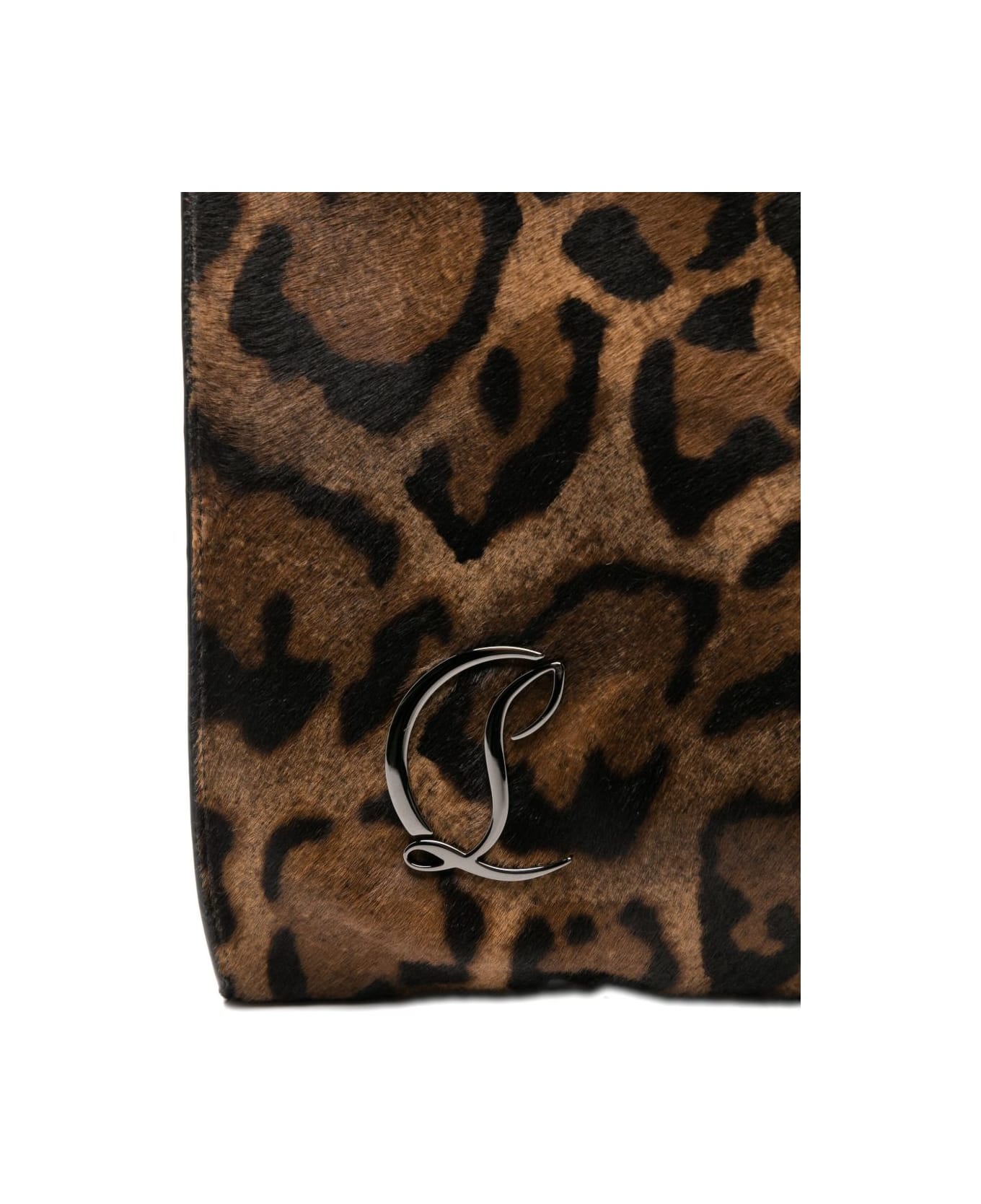 Christian Louboutin Baggy Leather Shoulder Bag - Brown