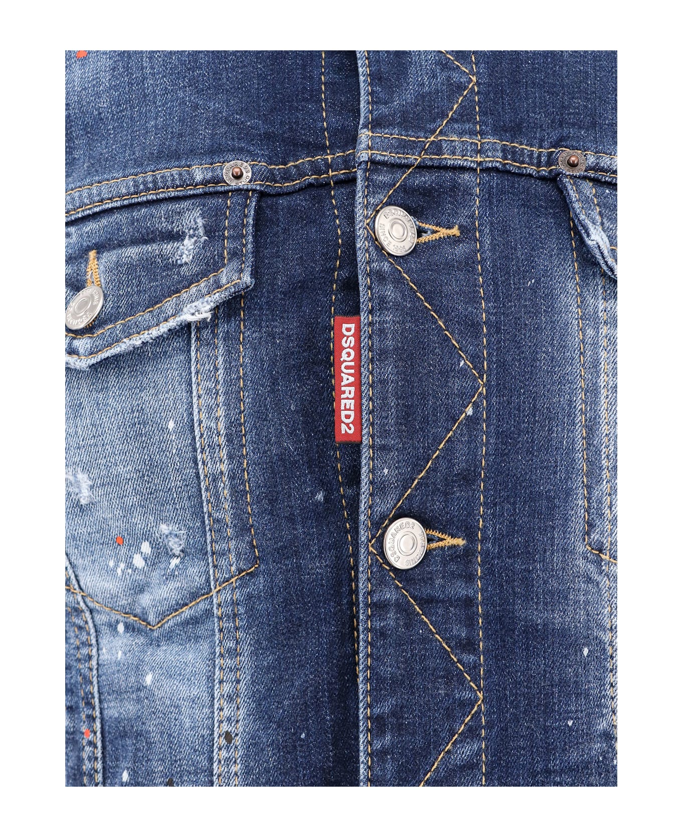 Dsquared2 Dan Jean Jacket - Blue