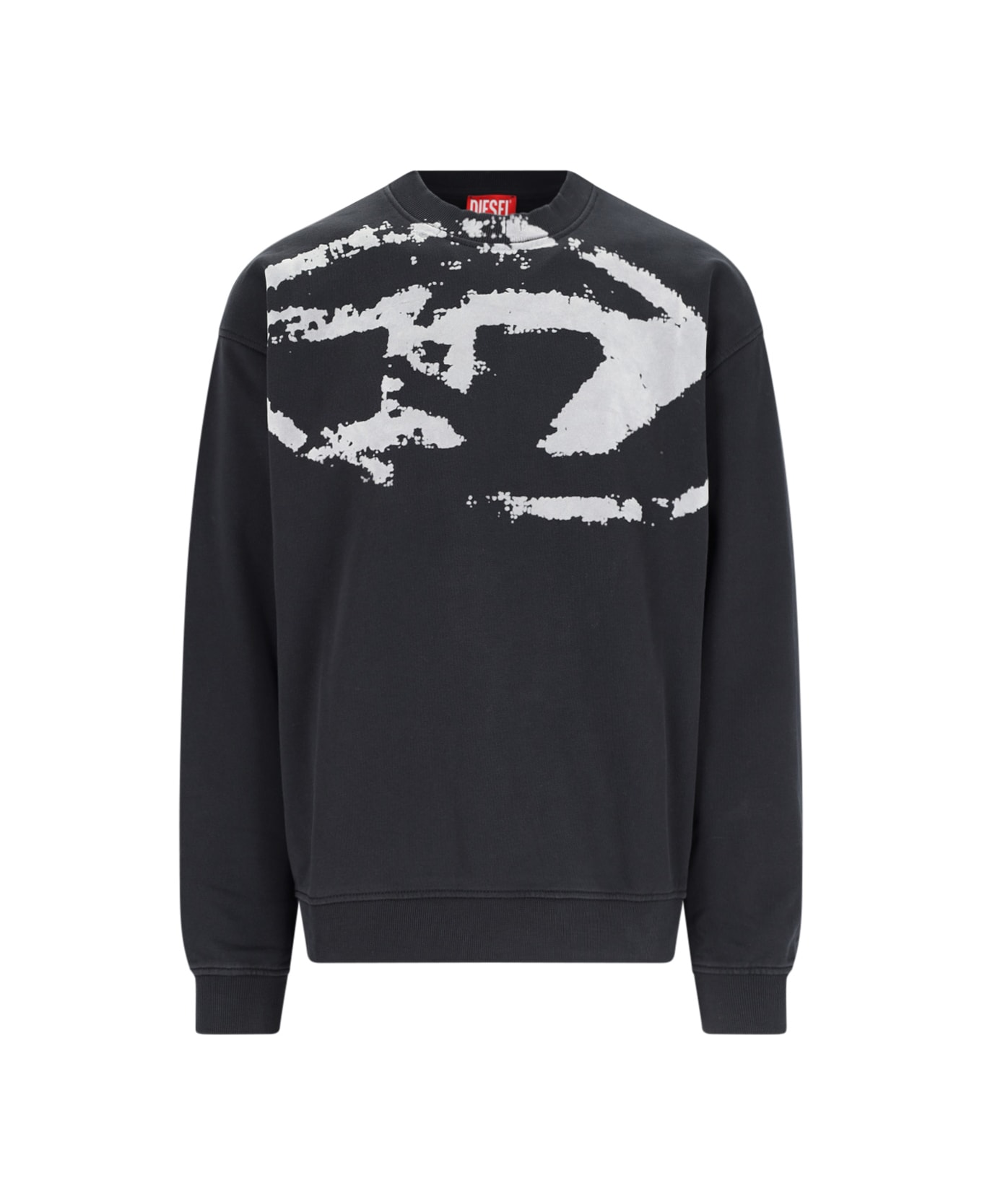 Diesel 's-boxt-n5' Crew Neck Sweatshirt - Black