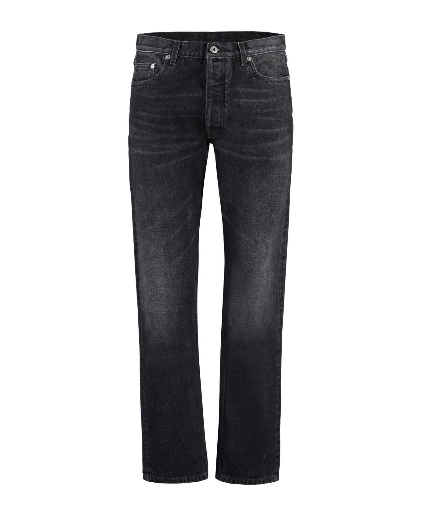 Off-White 5-pocket Straight-leg Jeans - black