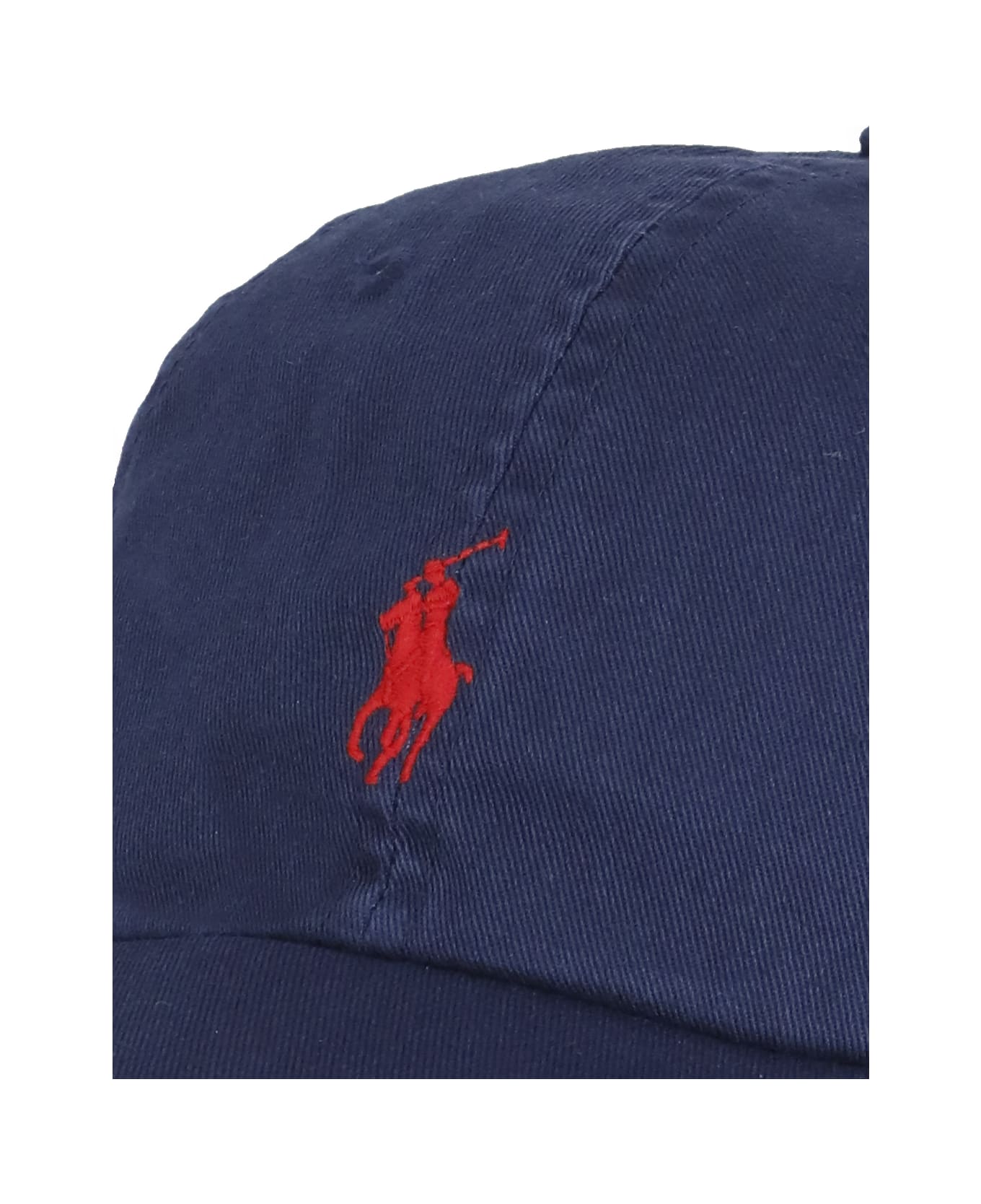 Ralph Lauren Baseball Hat With Pony - Blue