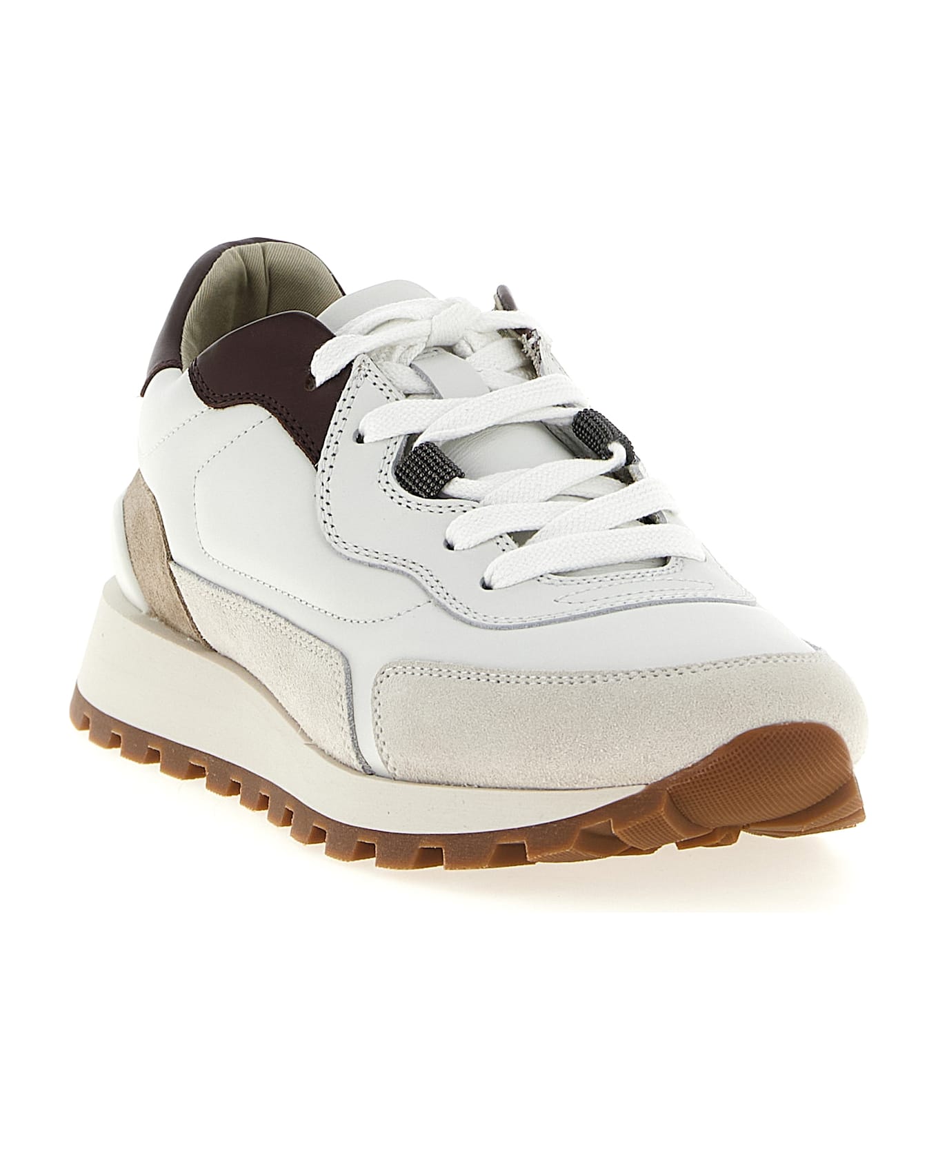 Brunello Cucinelli Jewel Sneakers - White
