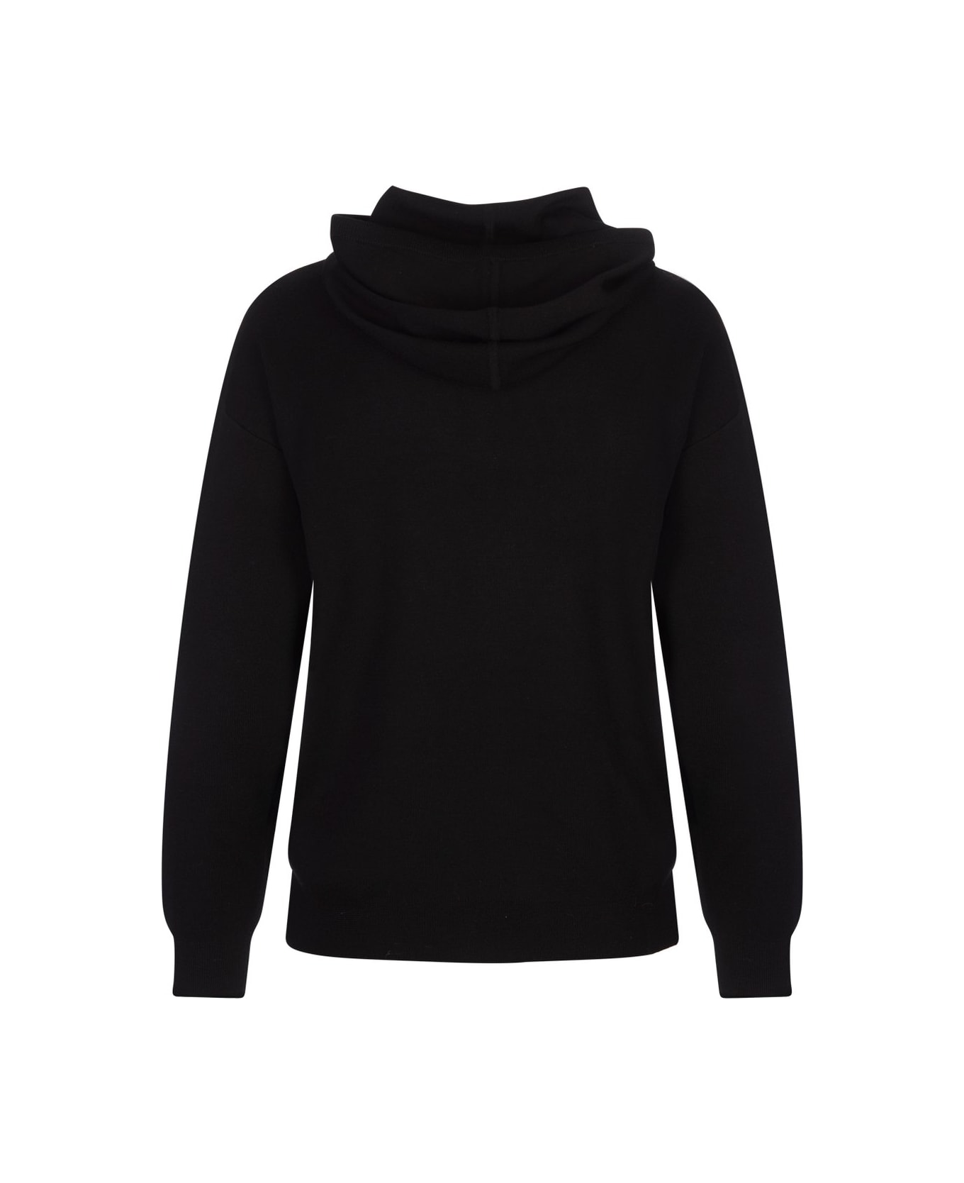 Max Mara Pamir Drawstring Hoodie - Nero フリース