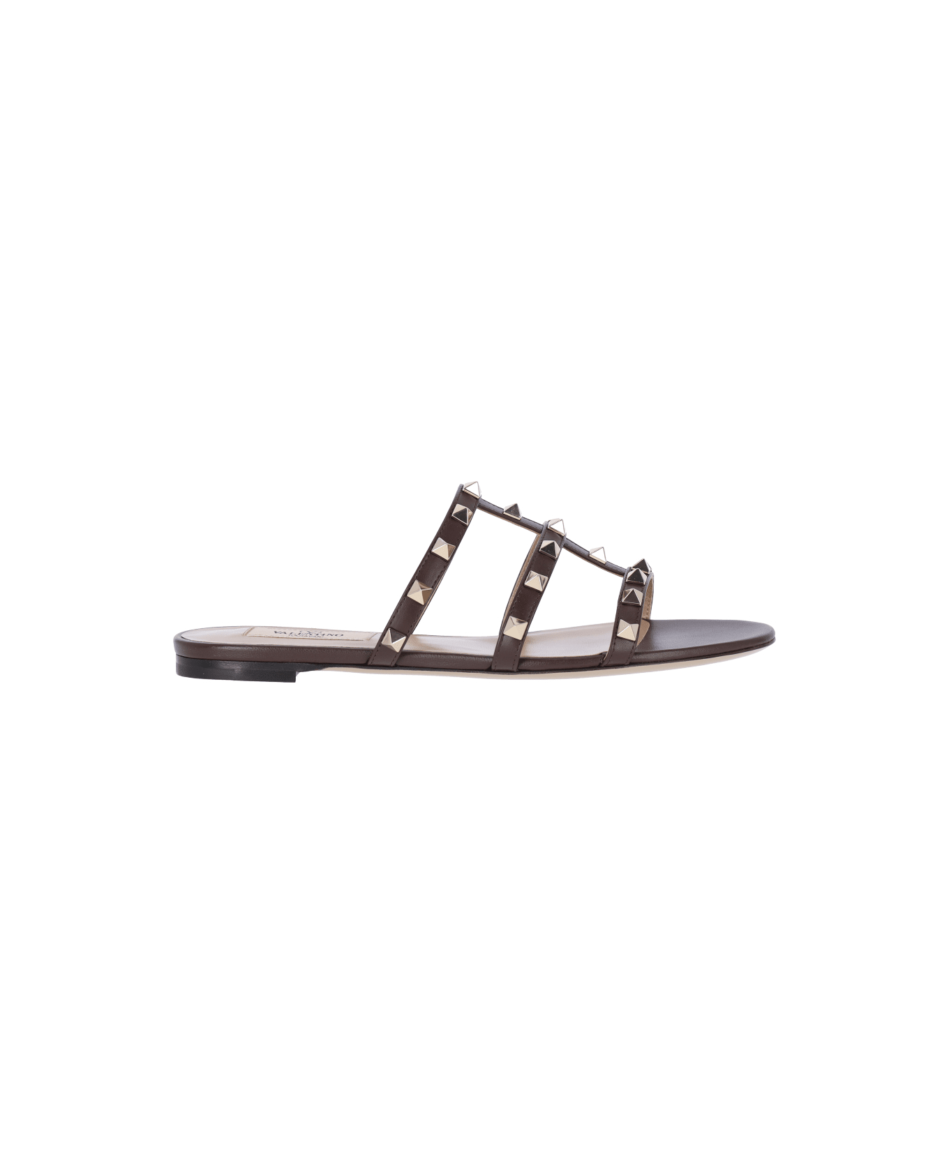 Valentino Garavani "rockstud" Sandals - Brown