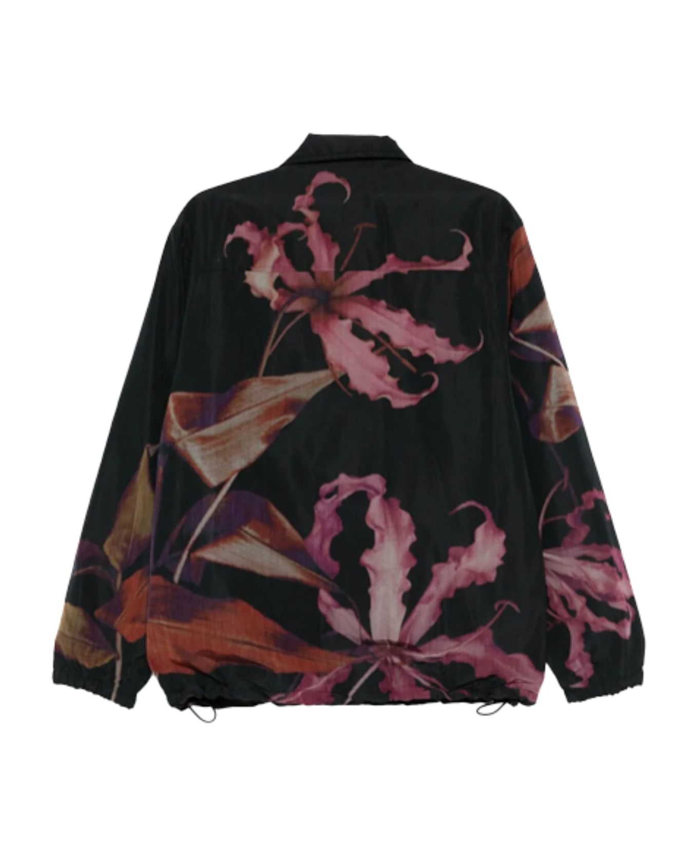 Dries Van Noten Printed Blouson Vorries - Black