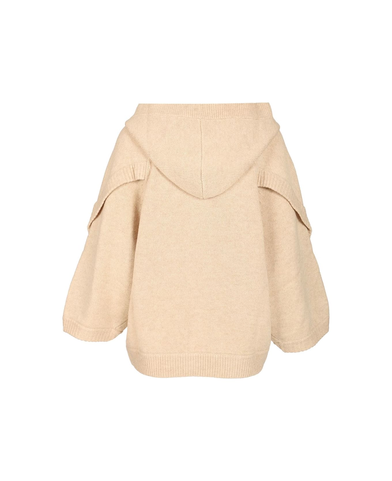 Max Mara Wool And Cashmere Cardigan - BEIGE