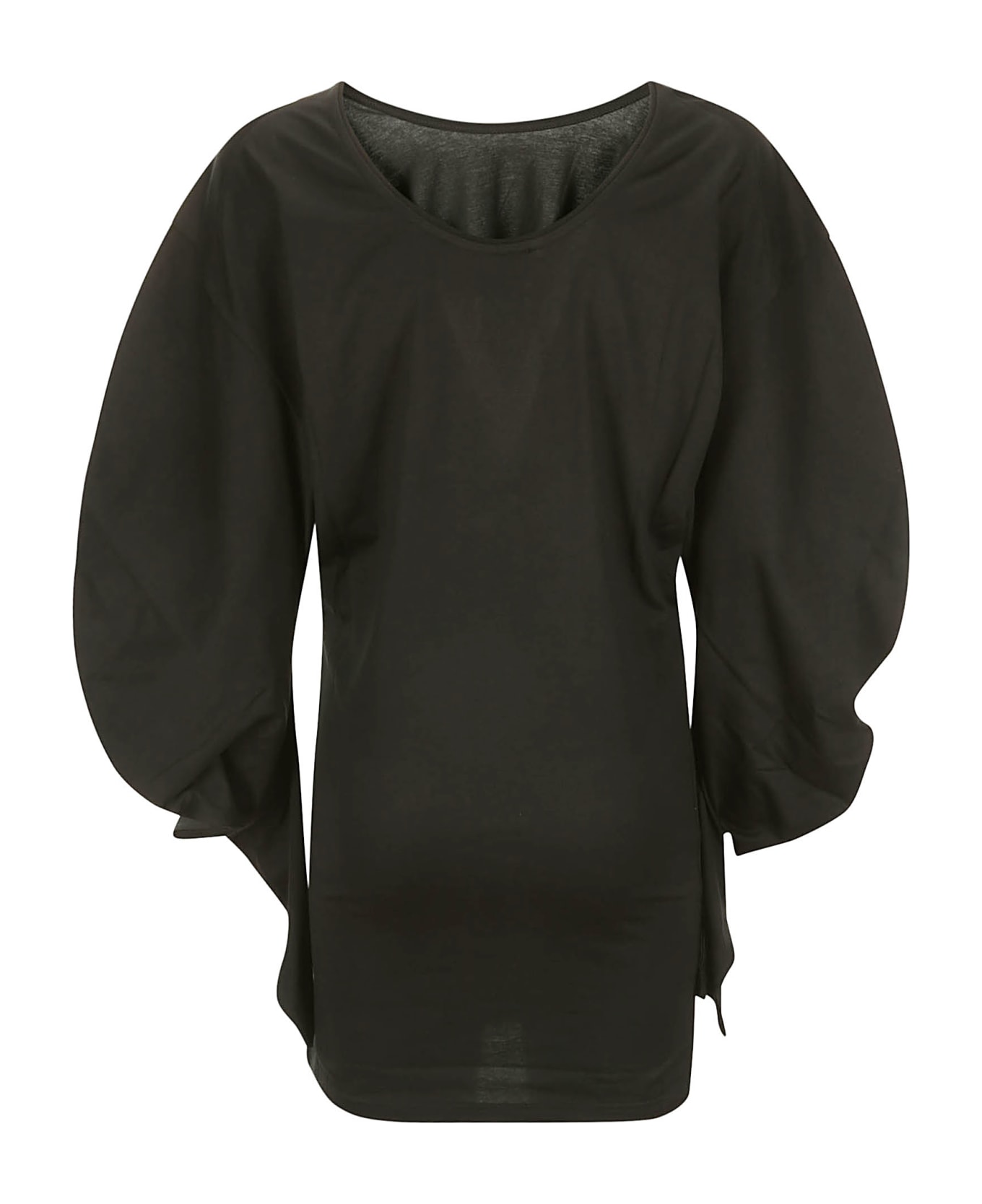 Setchu Maru Jersey Dress - BLACK