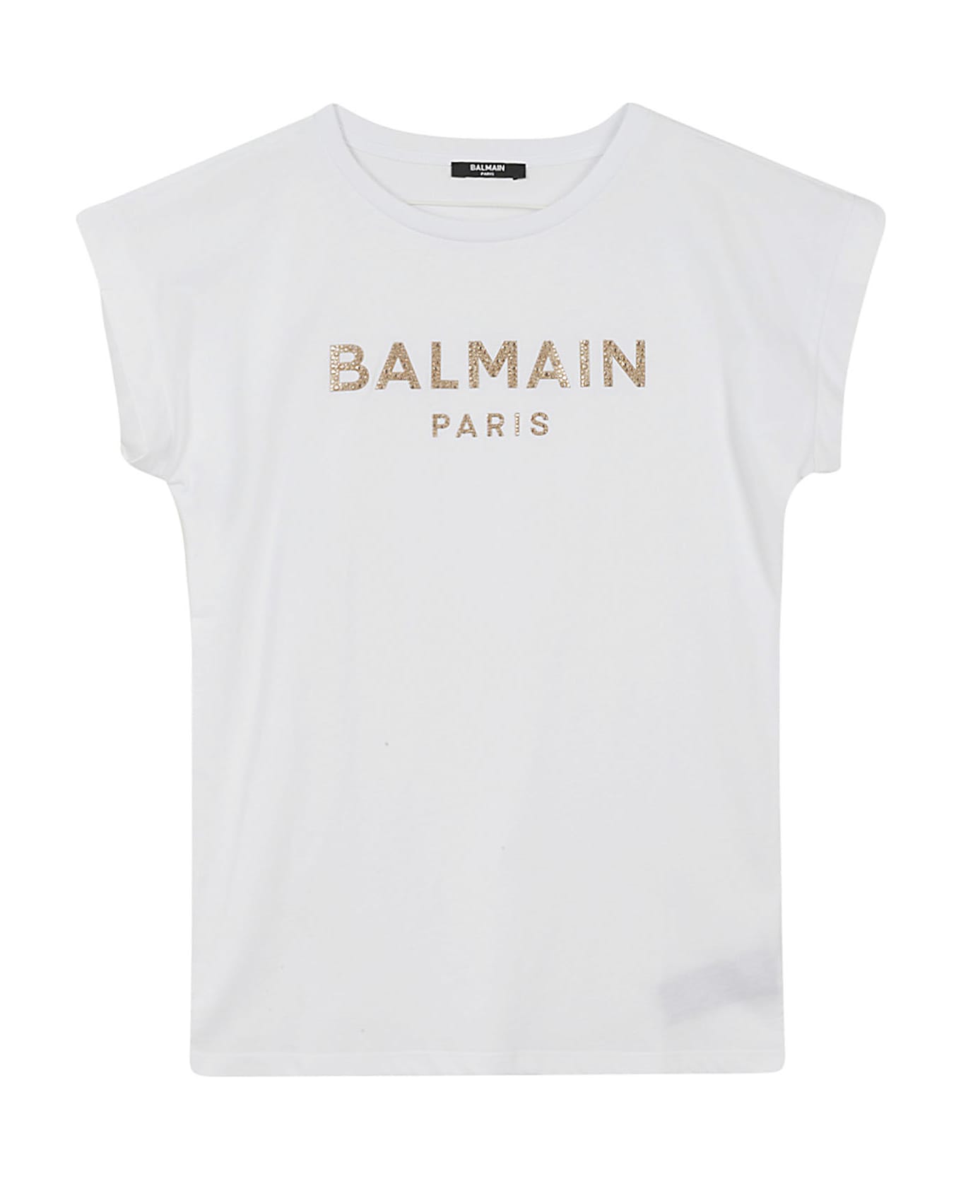 Balmain T Shirt - Or White Gold